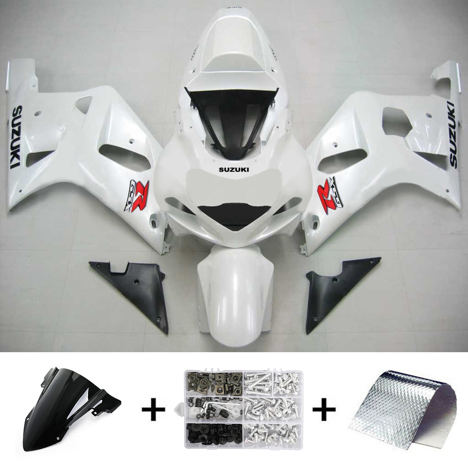 2001-2003 Suzuki GSXR750 K1 Amotopart vstrekovacia kapotaová súprava karosérií Bodywork plast ABS #111