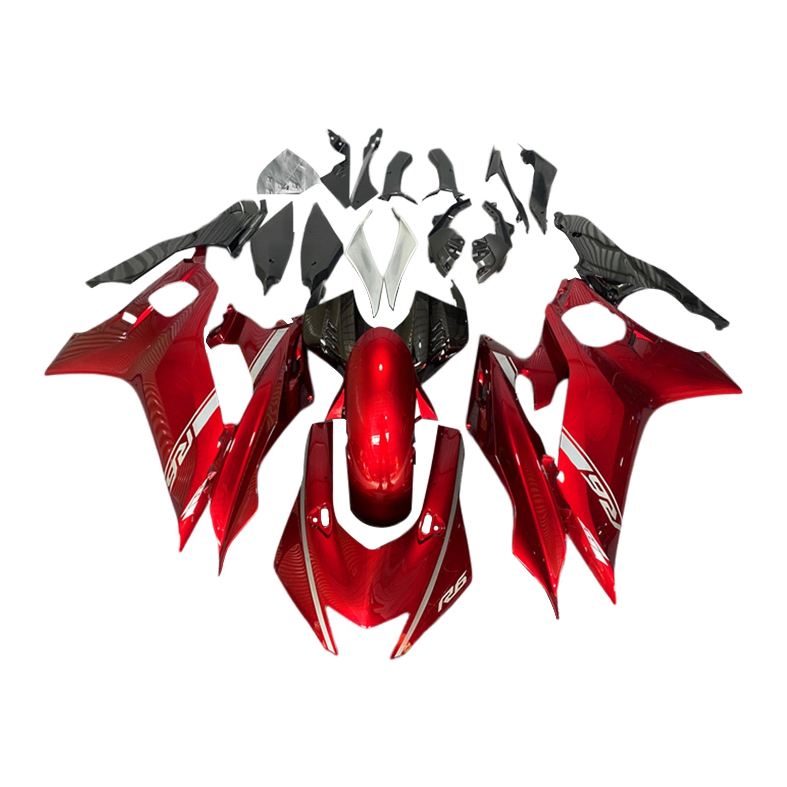 2017-2022 Yamaha yzf-r6 Kit de carénage kit de carrosserie en plastique