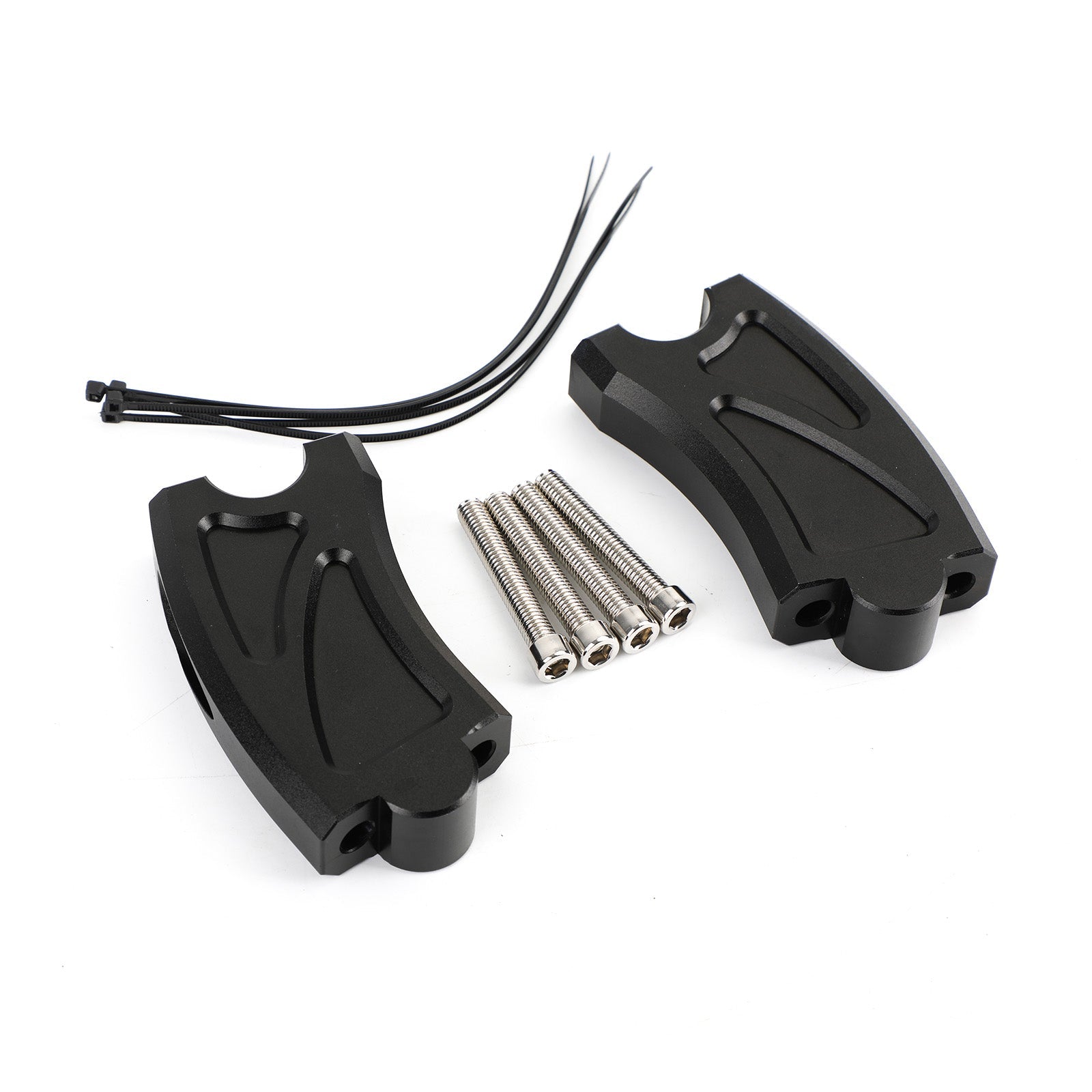 Areyourshop CNC stuurverhogers voor Honda Rebel CMX500 2017+ zwart
