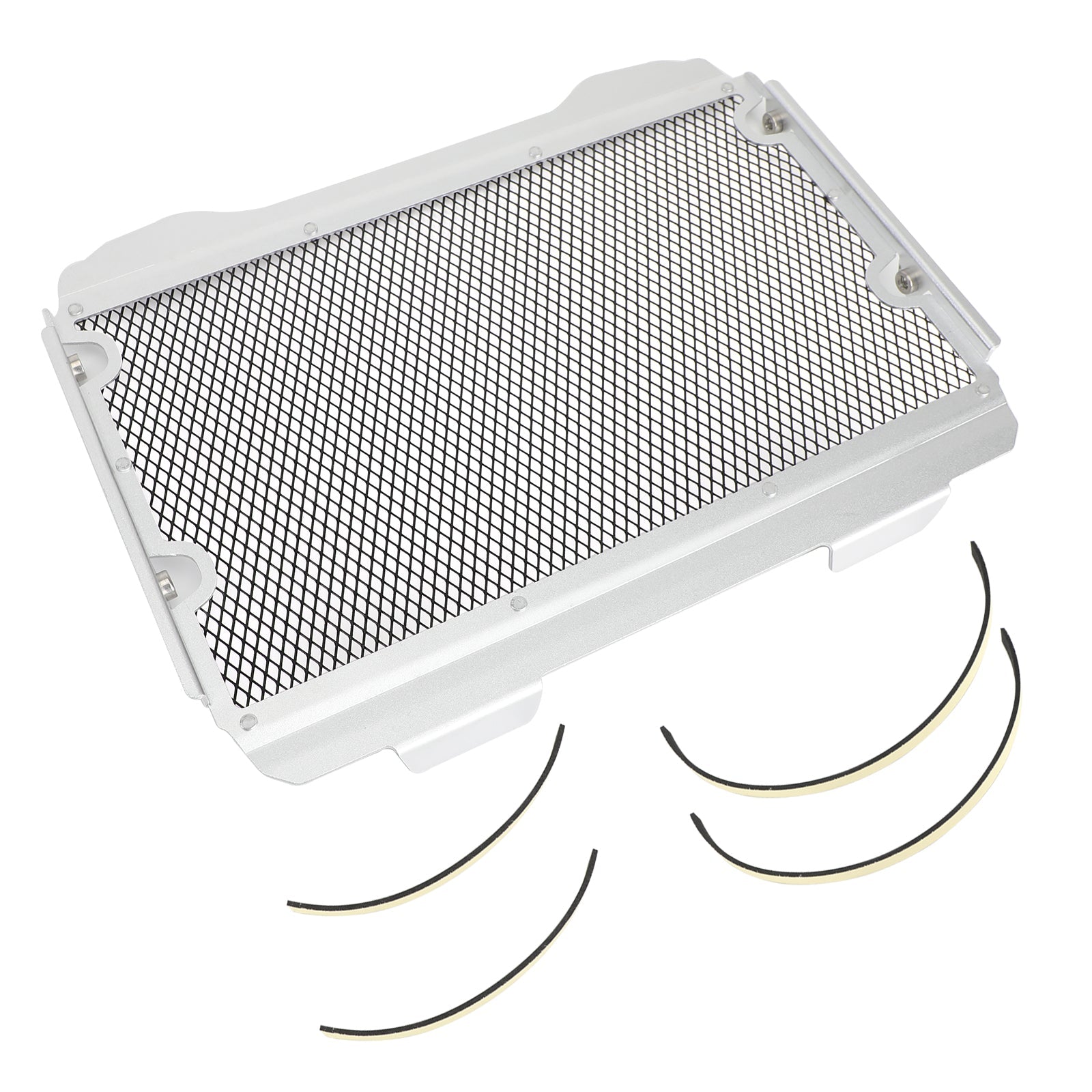 Protector de radiador de motocicleta, cubierta de radiador para Yamaha Mt-07 21-22, color plateado genérico