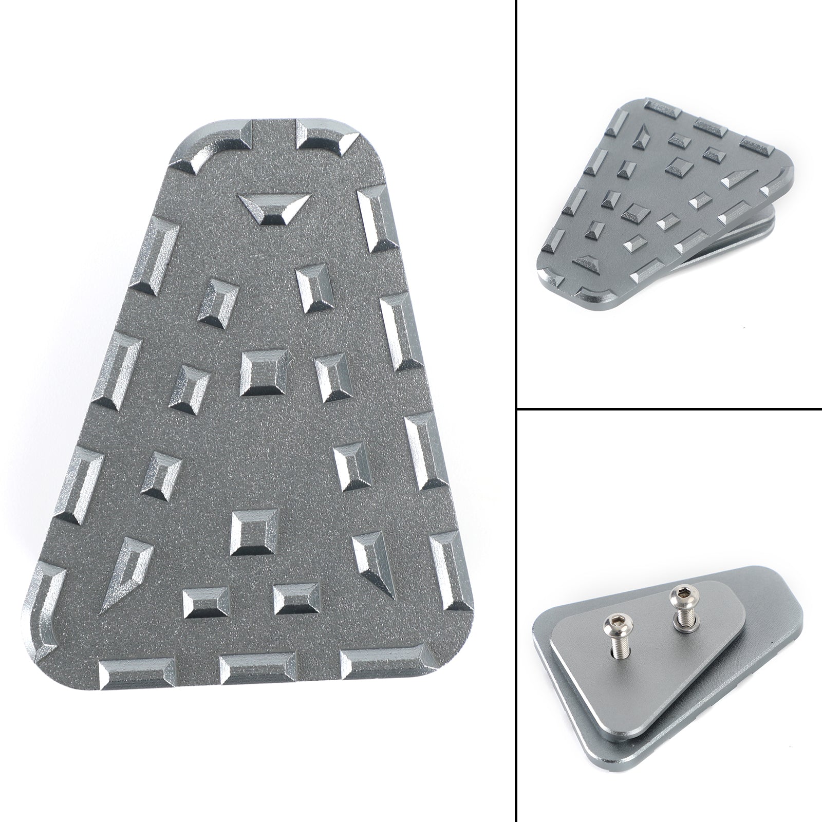 Luz de extensão do pedal da alavanca do freio traseiro para Triumph Tiger 1200 12-21 Silver Generic