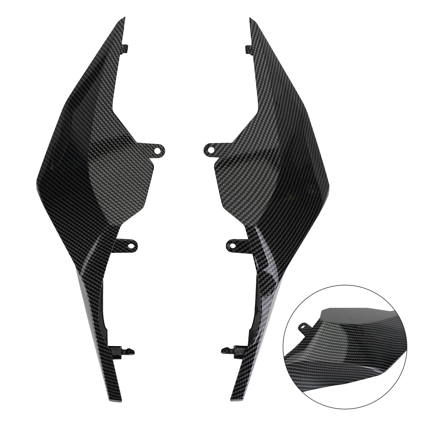 Cubierta de capó de carenado embellecedor de Panel de asiento lateral trasero para Honda CB650R/CBR650R 19-20