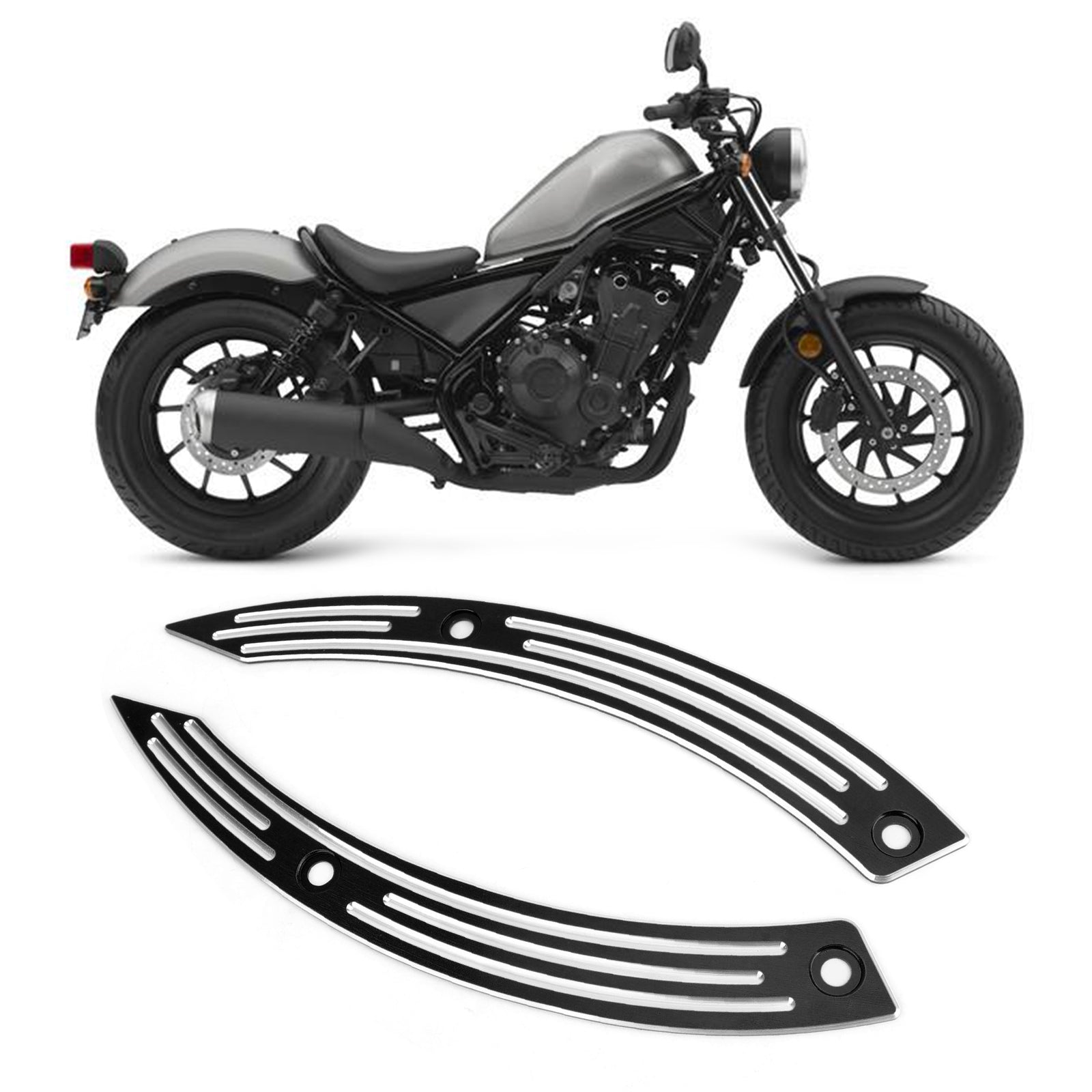 Honda 2017-2019 Rebel CMX500 CMX300 Motorcykel bakre fender täckning trimplatta