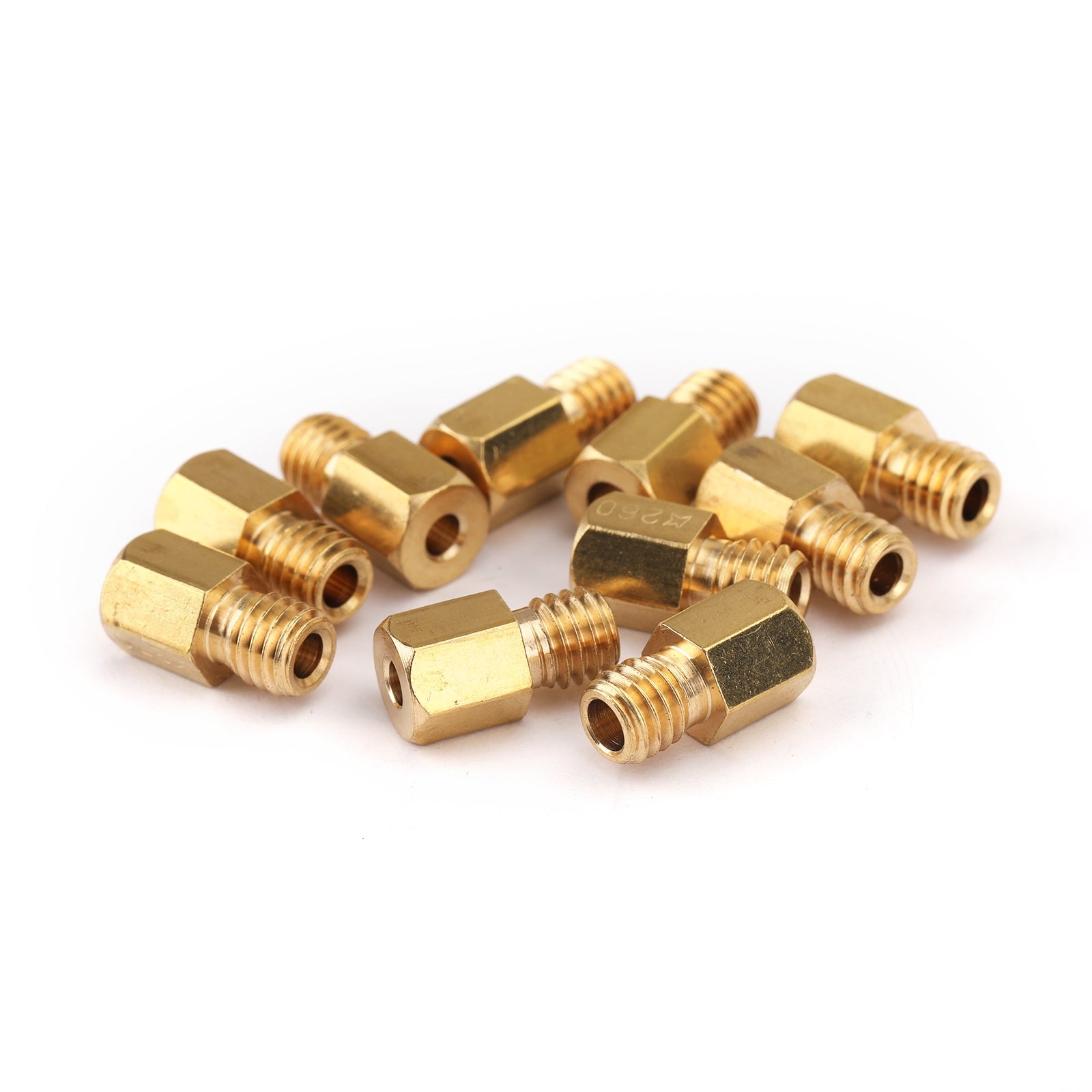 10PCS Hex Type Main Jets For MIKUNI VM/TM/TMX Carburetor 200-290 220 250 4/042