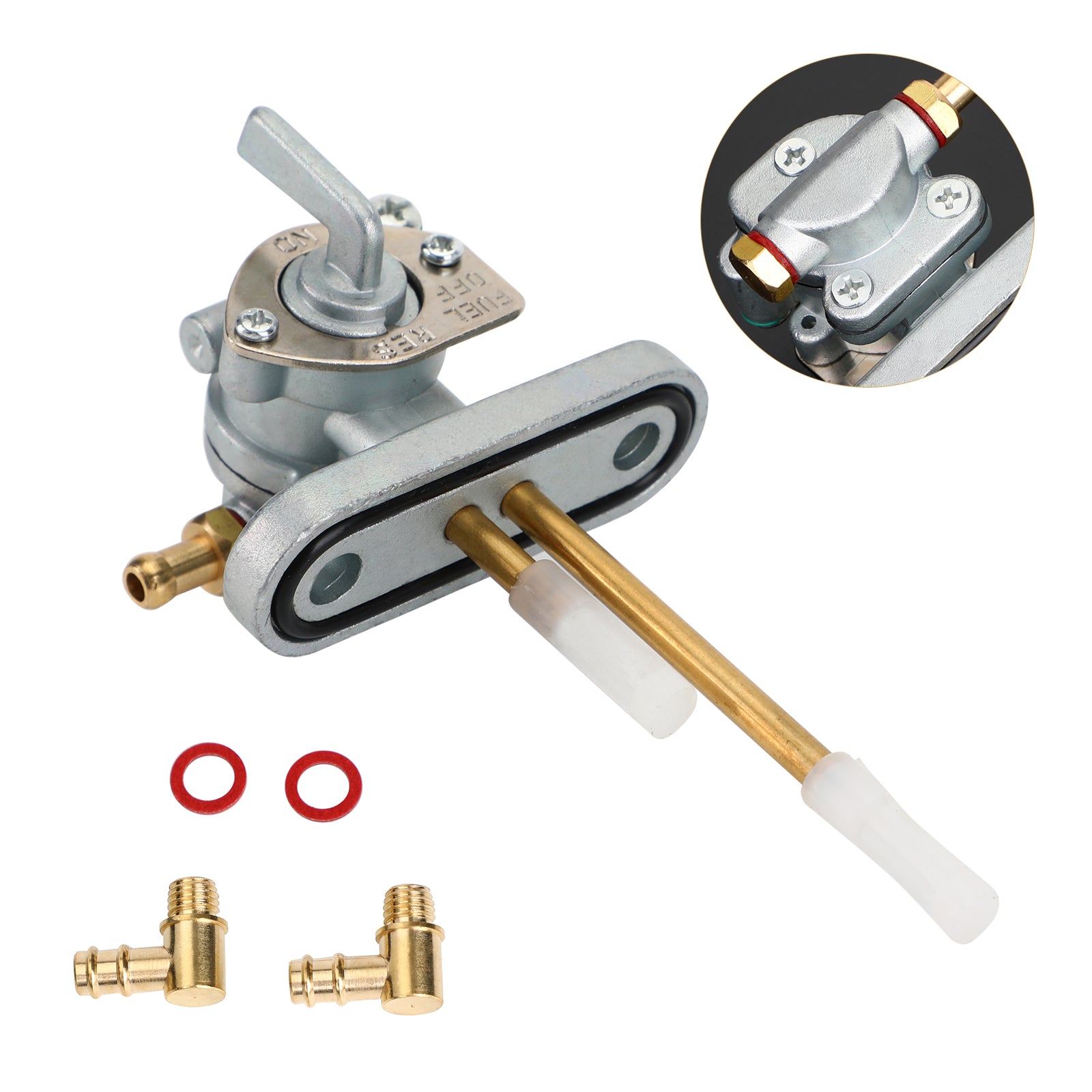 Gas Tank Fuel Cock Valve Petcock för Yamaha XS650 XS750 Special XS850 XS1100