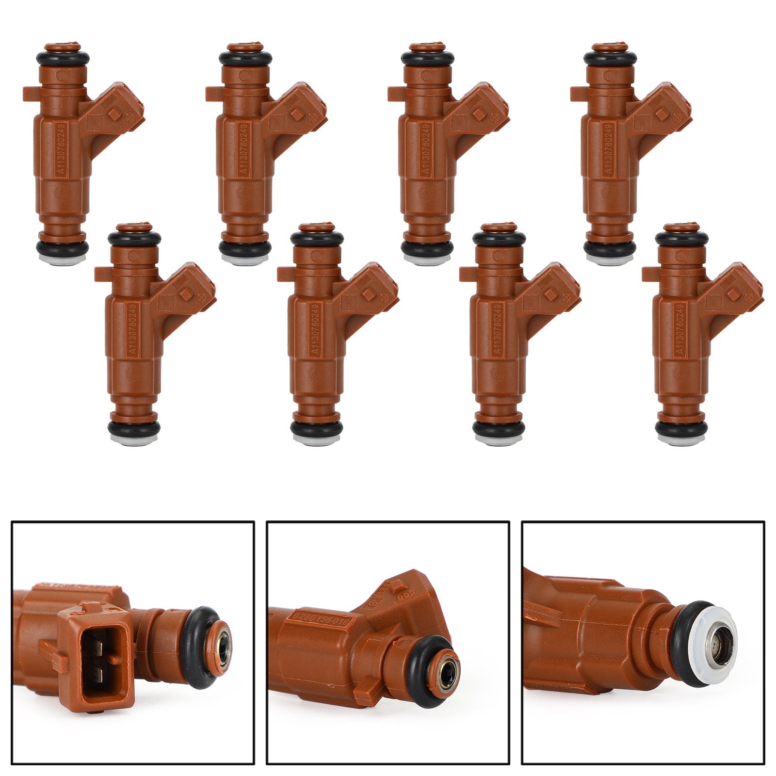 8pcs Fuel Injectors 0280156016 fit Mercedes S500 G500 SL500 E500 CLK50 5.0L 4.3L