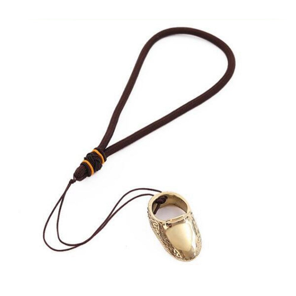 Arco e flecha de 22mm de cobre protetor de dedo de dedo de cobre caça ao arco da engrenagem