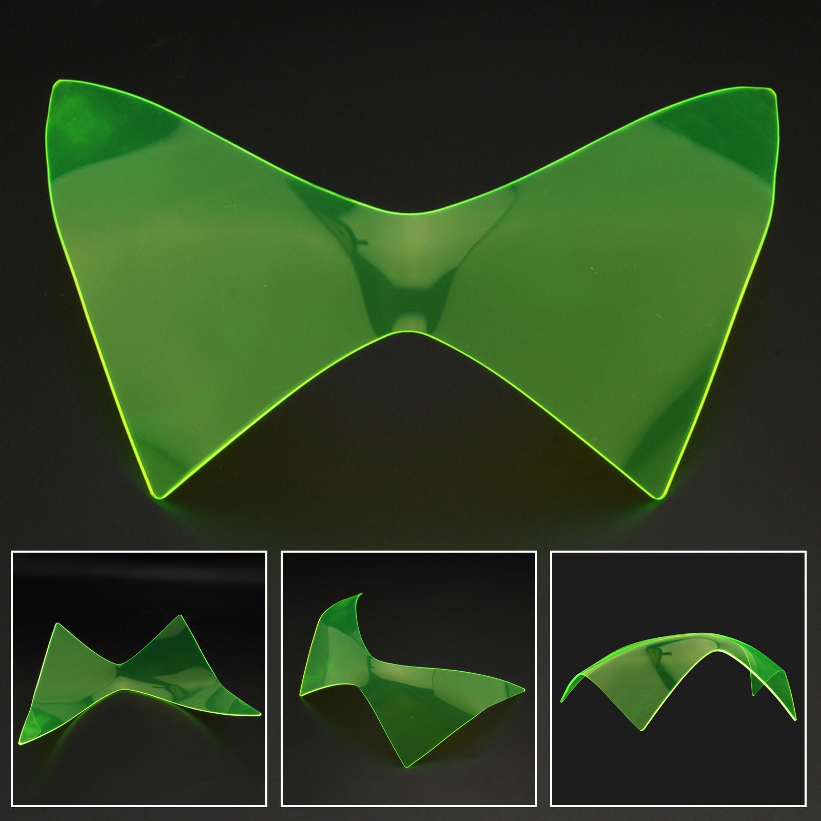 Protector de lente de faro delantero apto para Kawasaki Z250 Z300 Z800 13-16 humo genérico