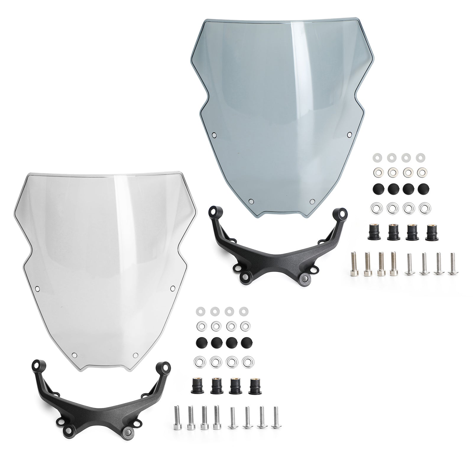 ABS Motocyklové čelné sklo čelné sklo vhodné pre Yamaha MT-09 MT09 2021 Generic