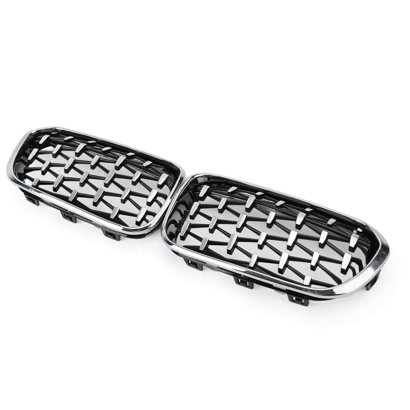 2015-2017 BMW 1 Série F20/F21 Front rein Grill Black/Chrome Black Generic