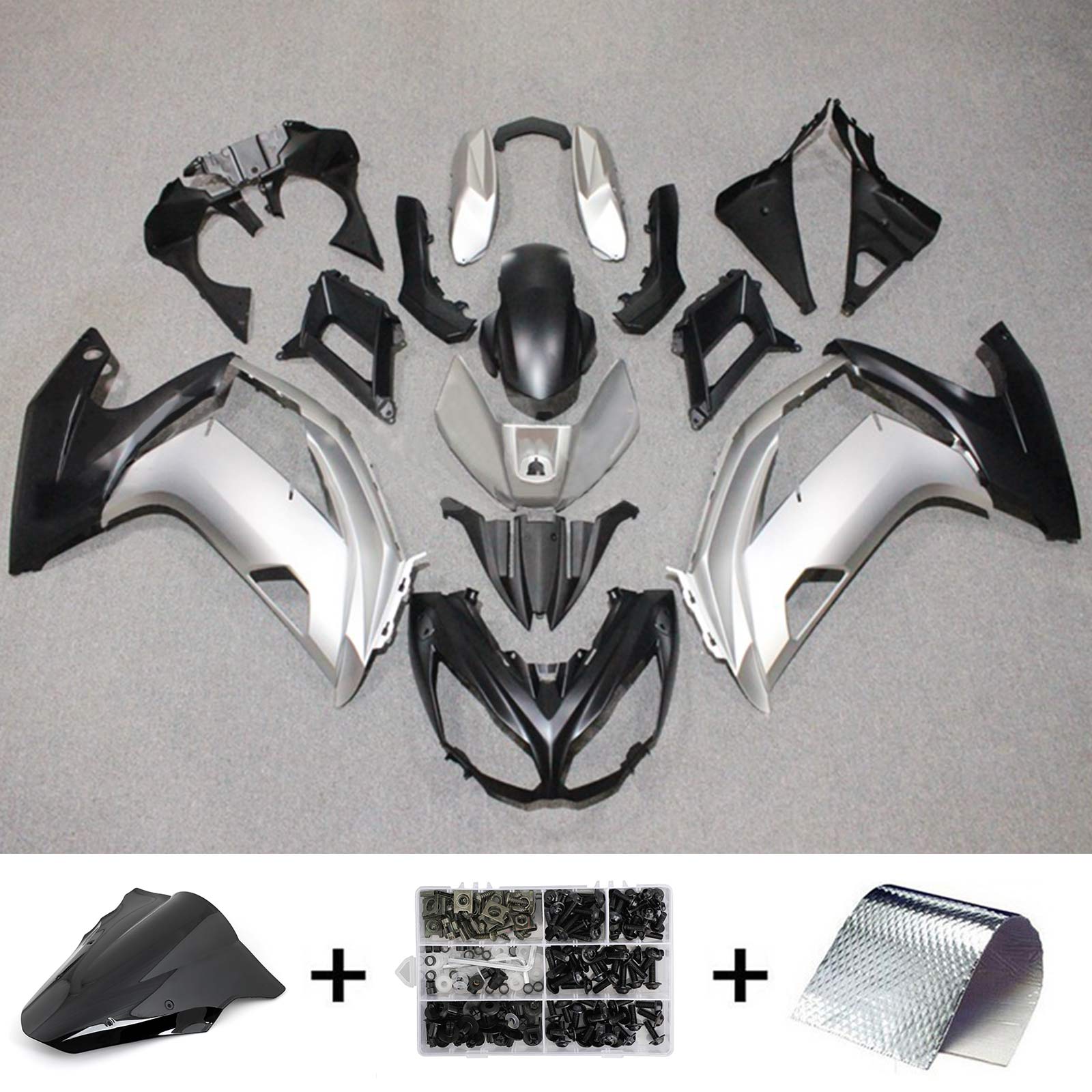2012-2016 Kawasaki ER6F Ninja650 Amotopart Injekcia Kit na kapotu karoséria Plast ABS #127