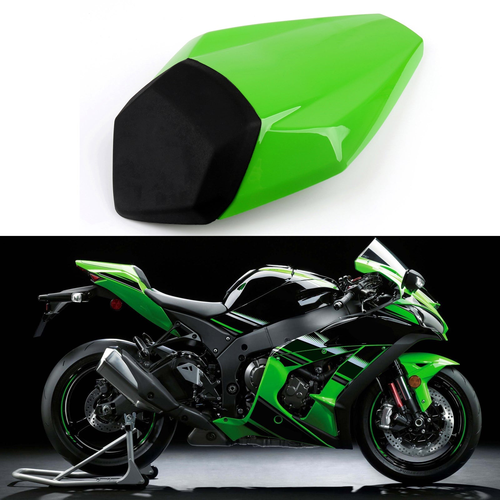 Baksätet omslag för Kawasaki Ninja ZX10R (2016) 7 Färggenerisk