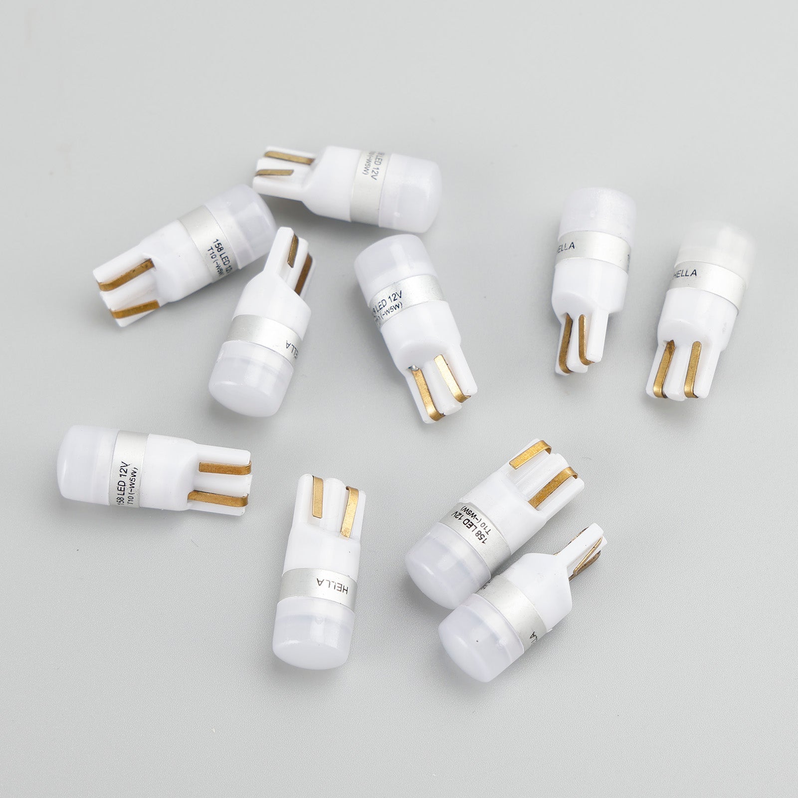 10X pour HELLA LED Retrofit 158W LED/T10 W5W 12V 1W W2.1X9.5D 6000K