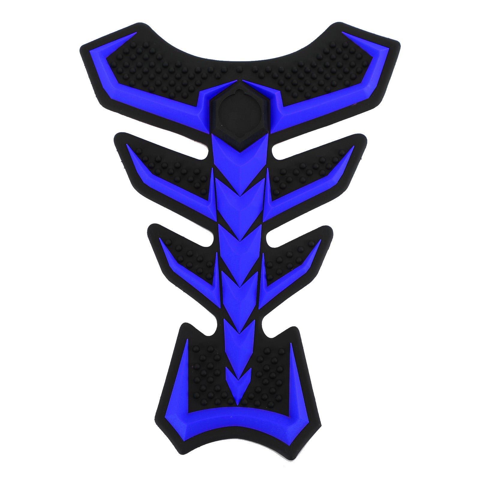 3D gumový univerzálny motocykel Palivový plynový plynový podložkový podložkový nálepka nálepka modrá generická