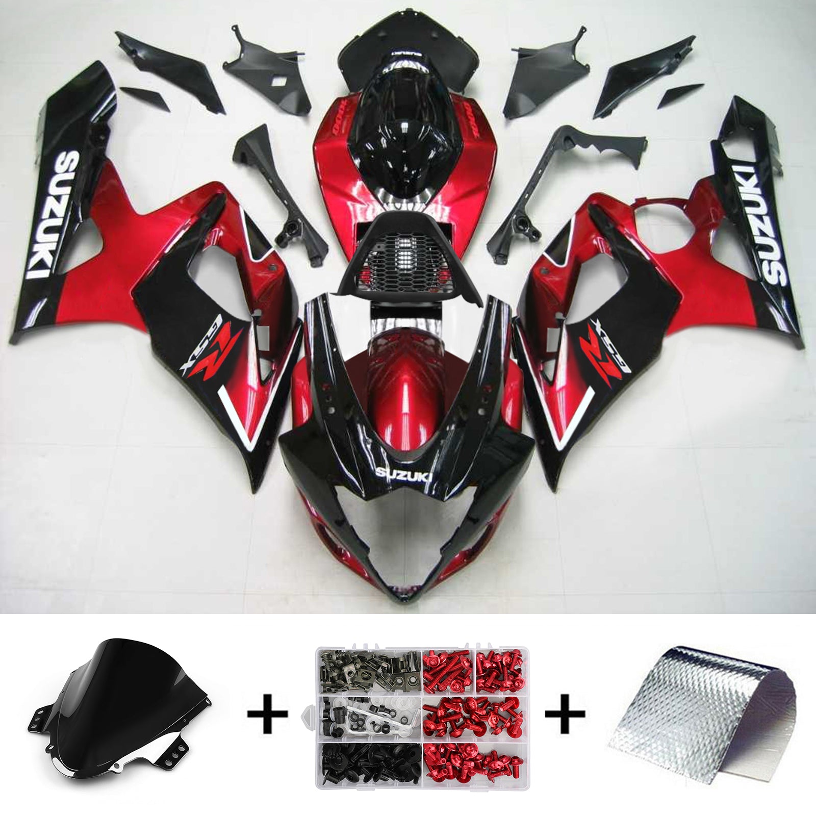 2005-2006 SUZUKI GSXR1000 K5 AMOTOPART INJEKTION FAIRING KIT BOODYWORK ABS #151