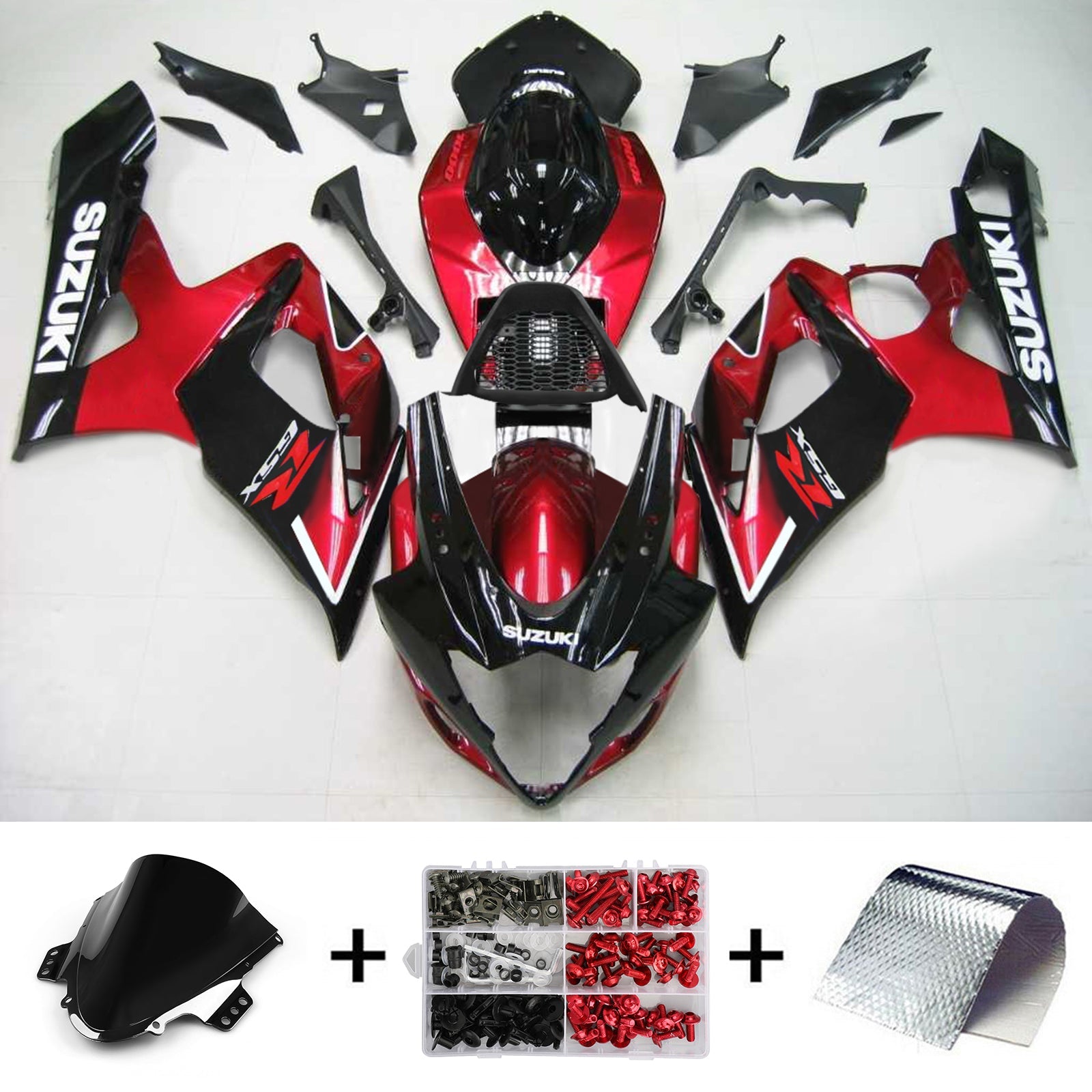 2005-2006 SUZUKI GSXR1000 K5 AMOTOPART INJEKTION FAIRING KIT BOODYWORK ABS #151