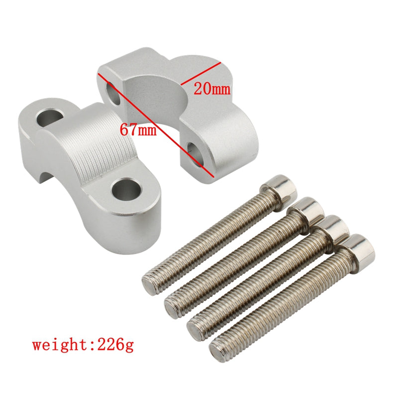 CNC Handle Bar Clamp Riser 20mm rise Fit for BMW S1000XR S 1000 XR 2020 2021