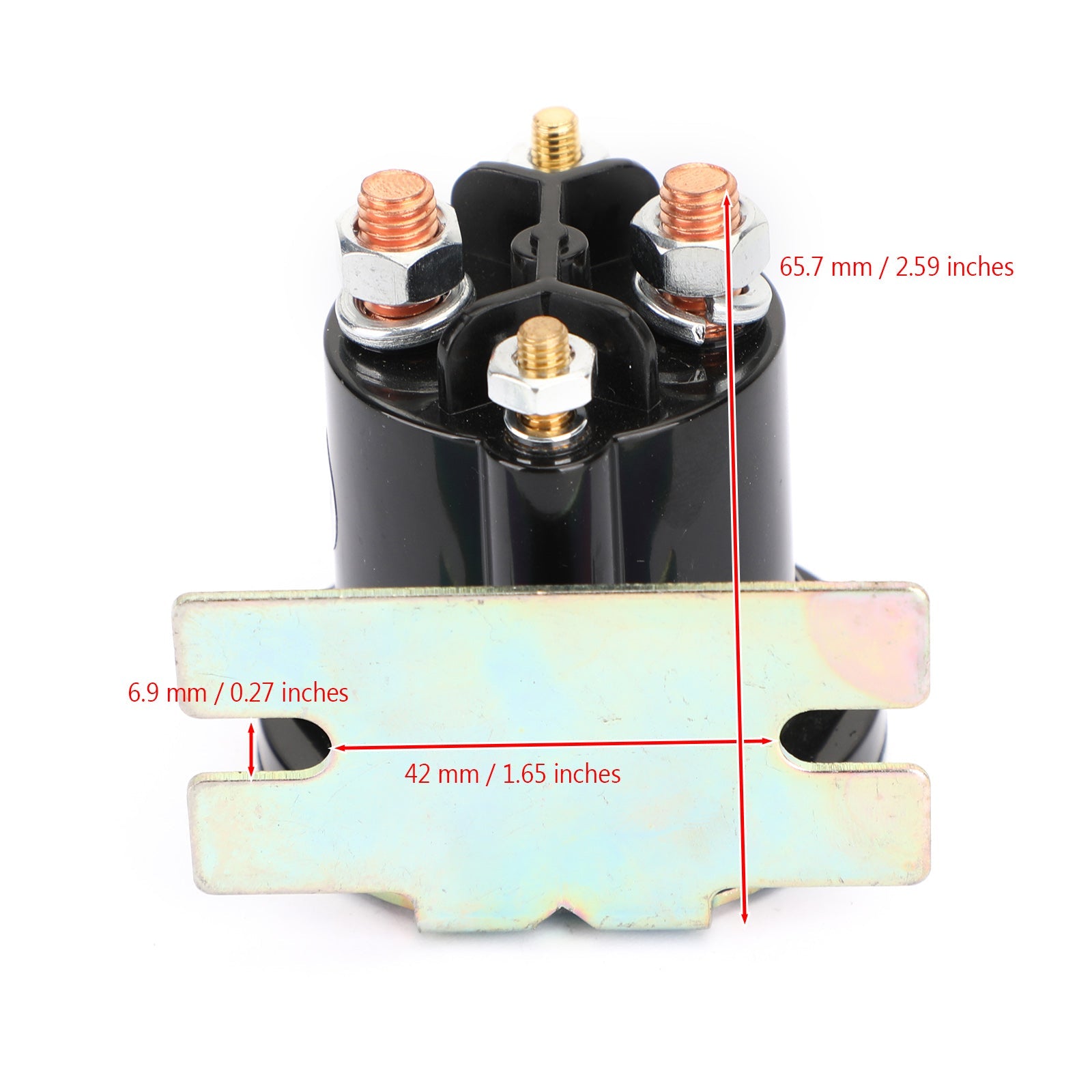 Solenoïde voor 2010+ EZ-GO Electric 48V TXT & alle 48 Volt MPT 800/1000 Voertuigen Generiek