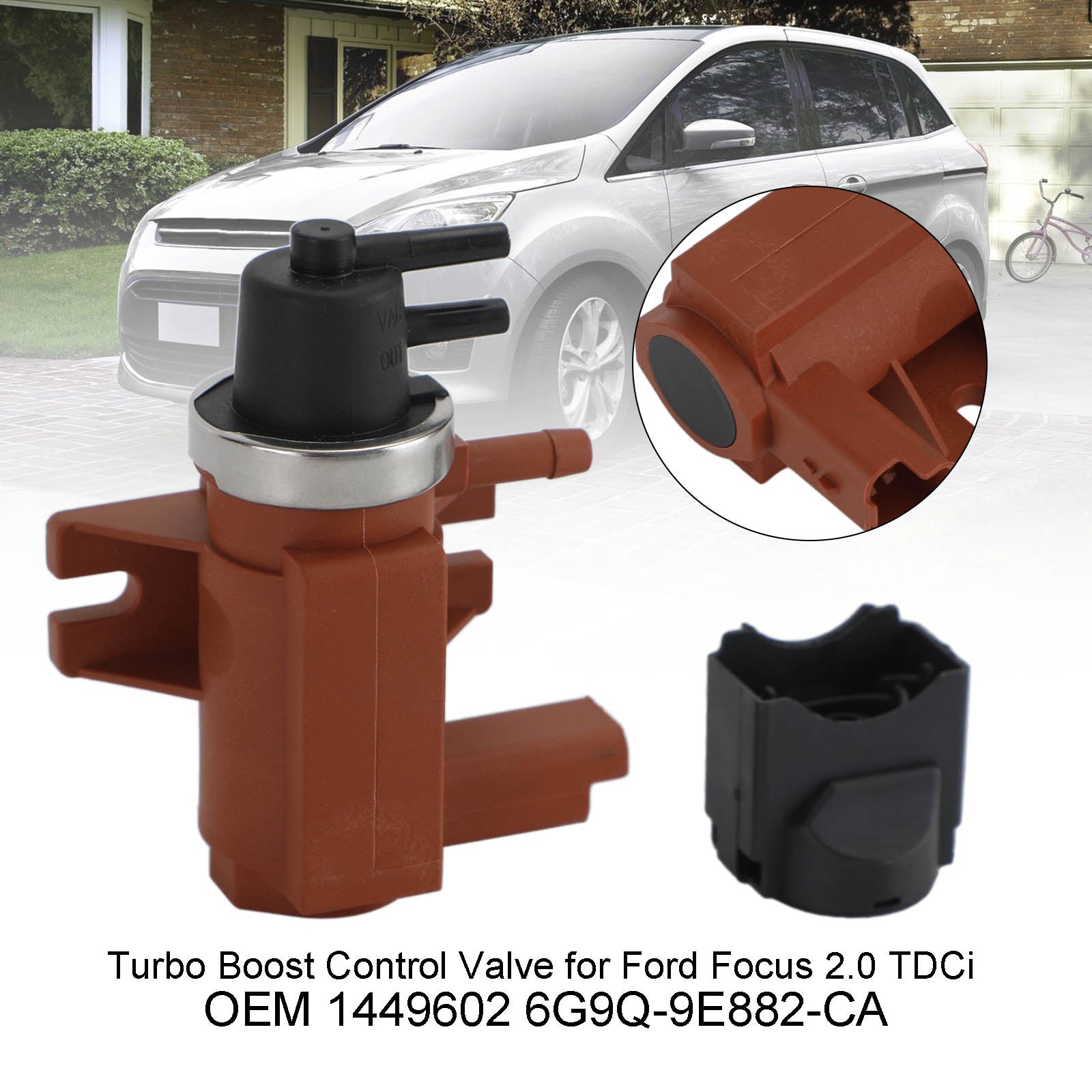 Regulačný ventil Turbo Boost pre Ford Focus 2.0 TDCI 1449602 6G9Q-9E882-CA Generic