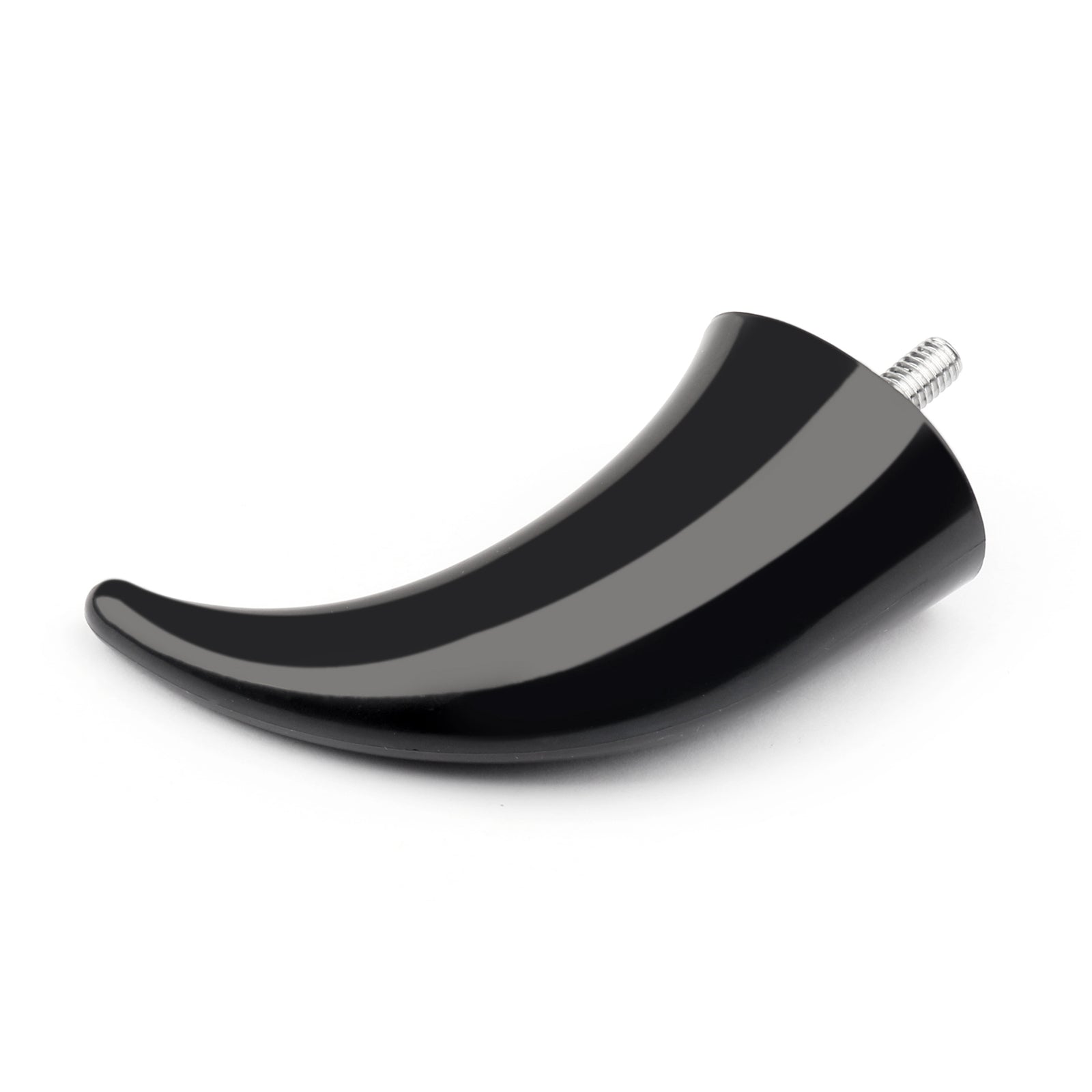 1X Motor ABS guardabarros delantero decoración cuerno punta para Dyna Glide Blk genérico