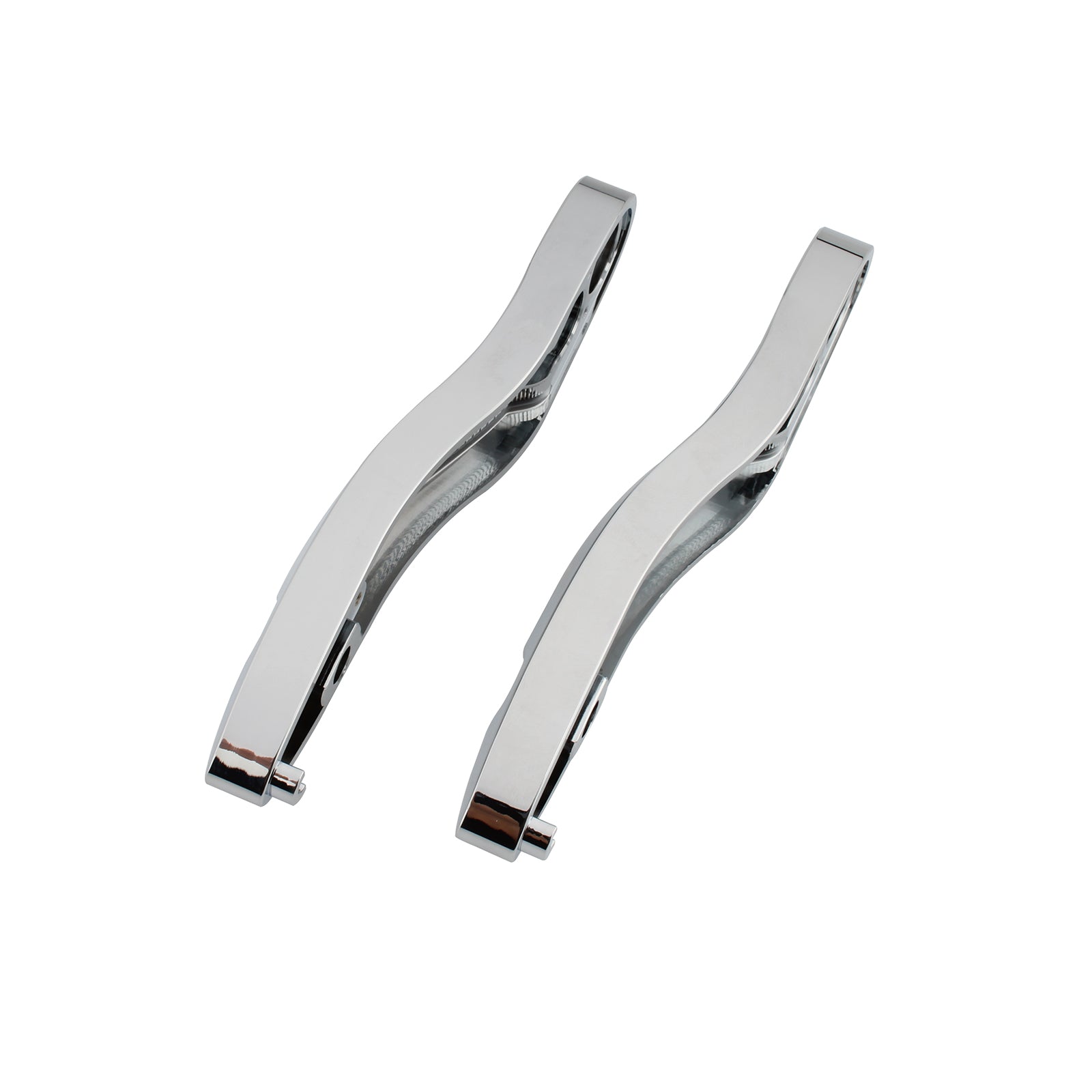 Kit de reubicación de placa de matrícula de soporte de extensión de señal de giro apto para Softail 00-20 negro