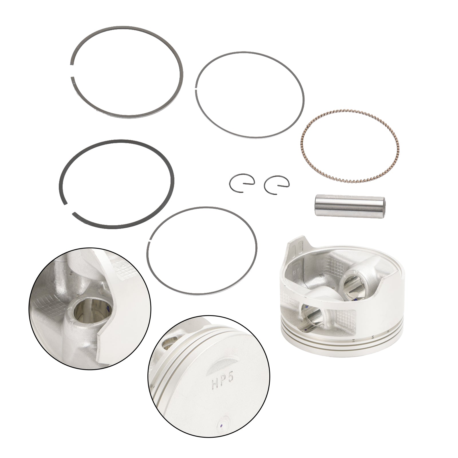 Honda Rancher TRX420 2007-2018 PISTON RING REBUILD KIT STD BORE 86,5mm