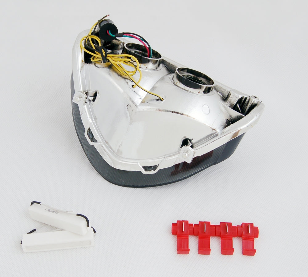 Klar LED-baklys + blinklys for Honda CBR929RR 2000-2001 generisk