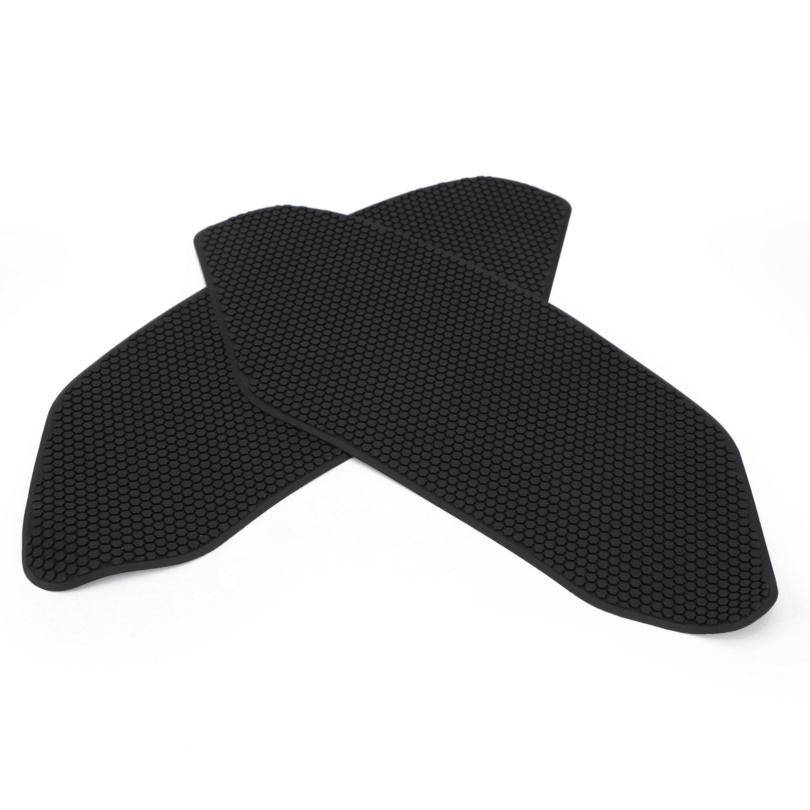 2x sido-tankplattor för bränsletank för Aprilia RSV4 16-20 gjord av gummi generisk