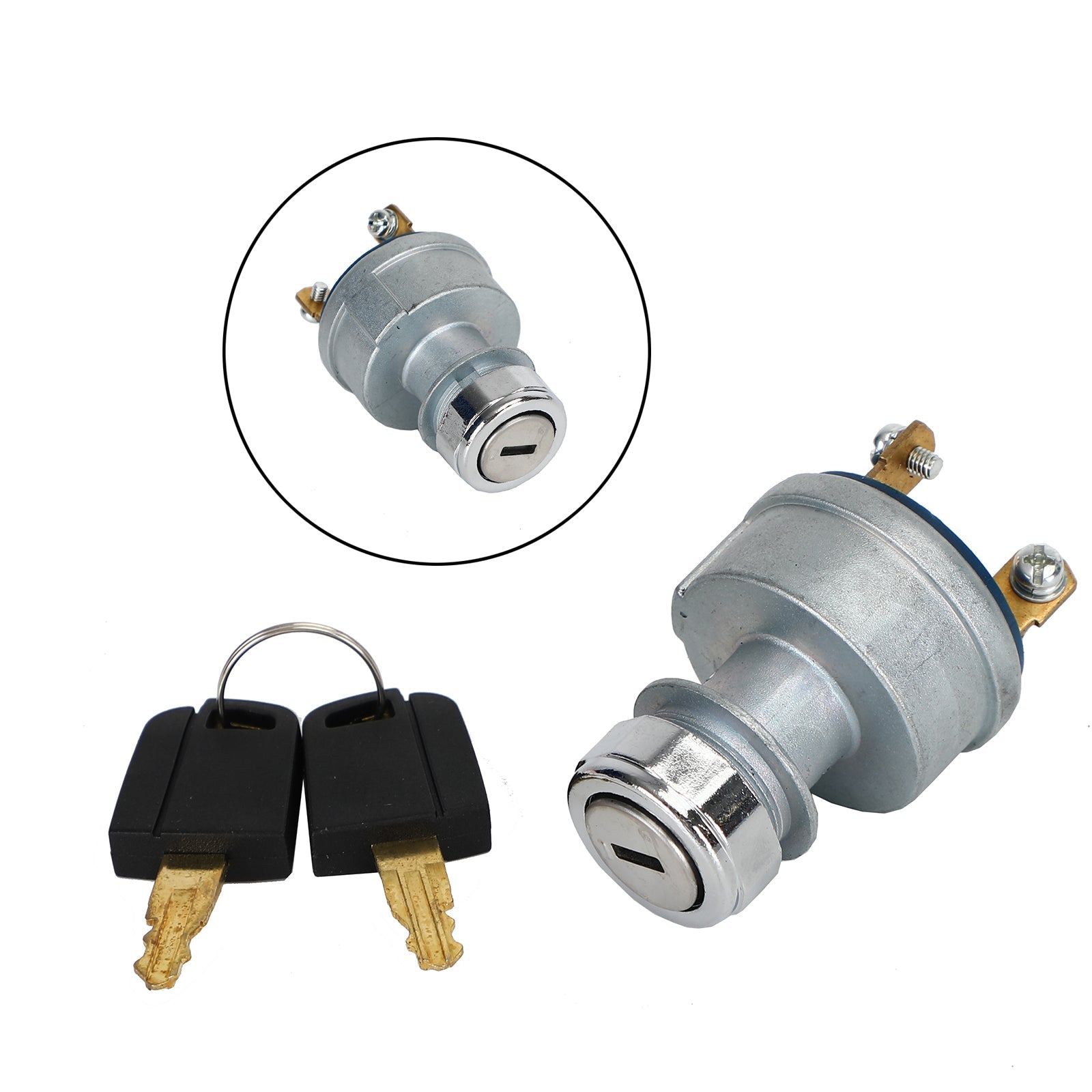 Starttändningsomkopplare för Caterpillar 9G7641 9G-7641 med 2 nycklar