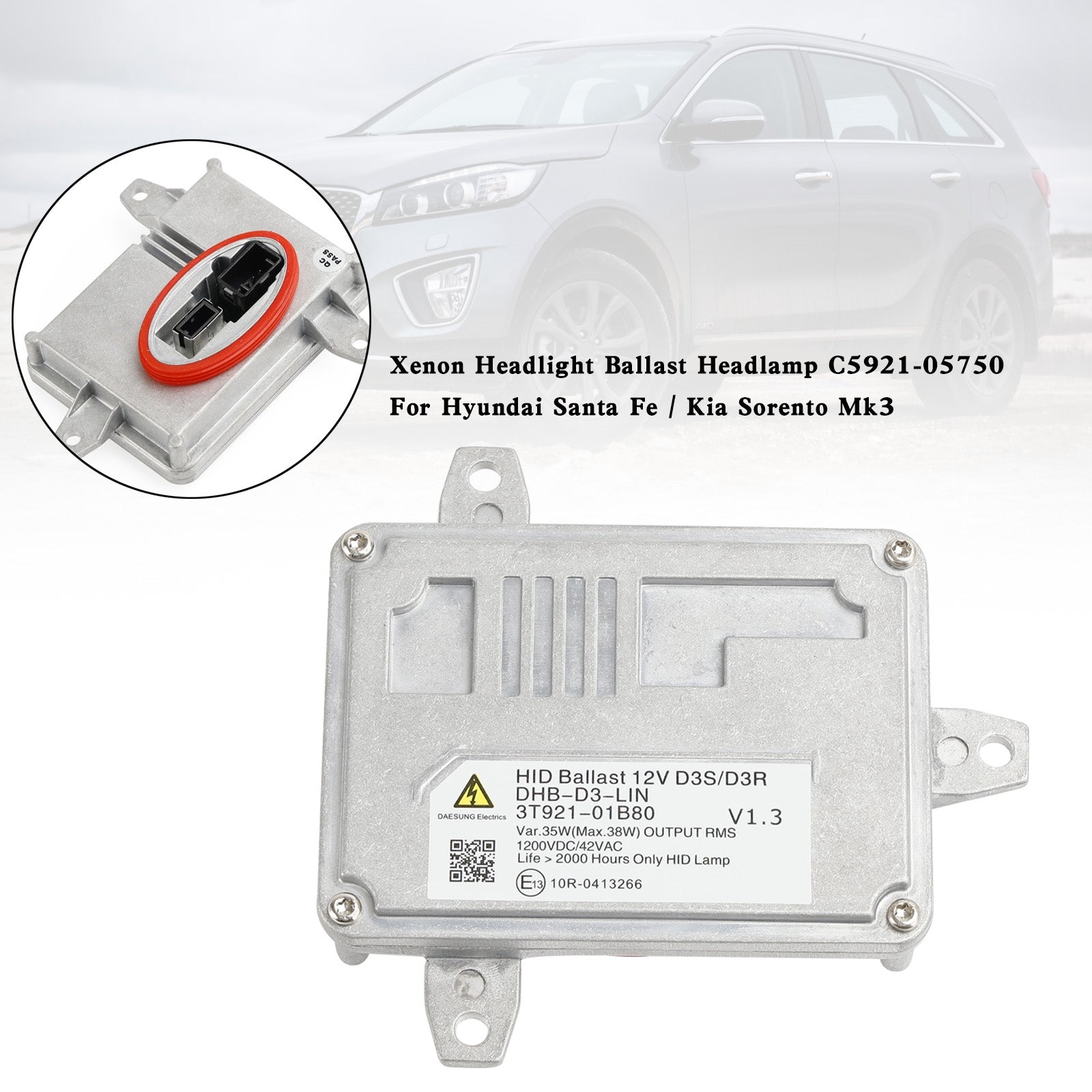 2015-2018 Kia Sorento Xenon Koplamp Ballast Koplamp C5921-05750