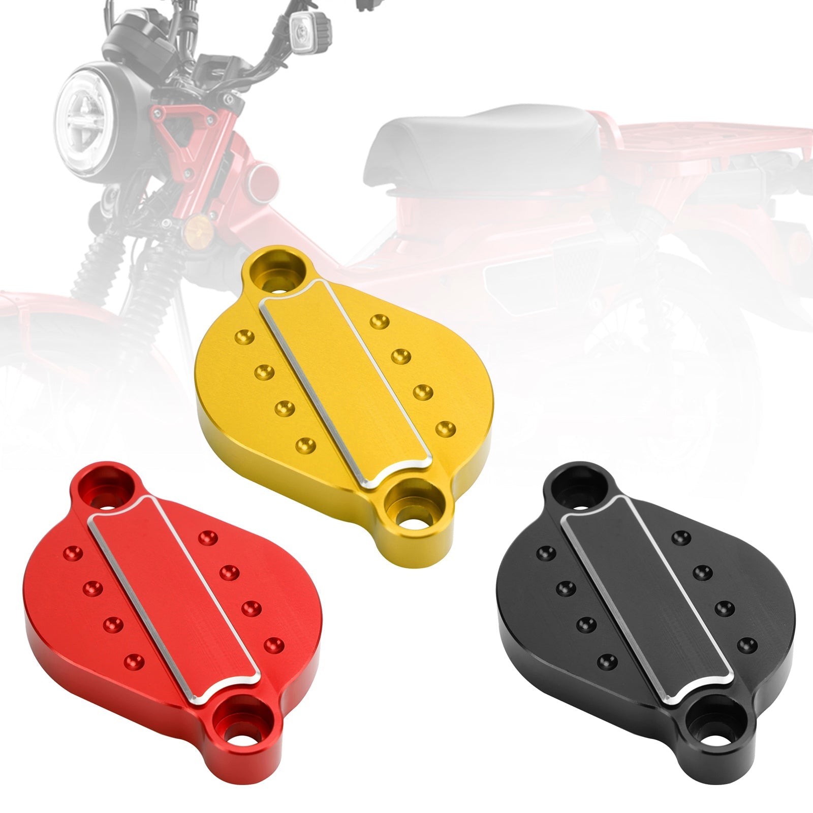 COUVERTURE DE VALVE CAPIR MOTEUR DE MOTEUR pour Honda CT125 Cub Hunter Monkey Red