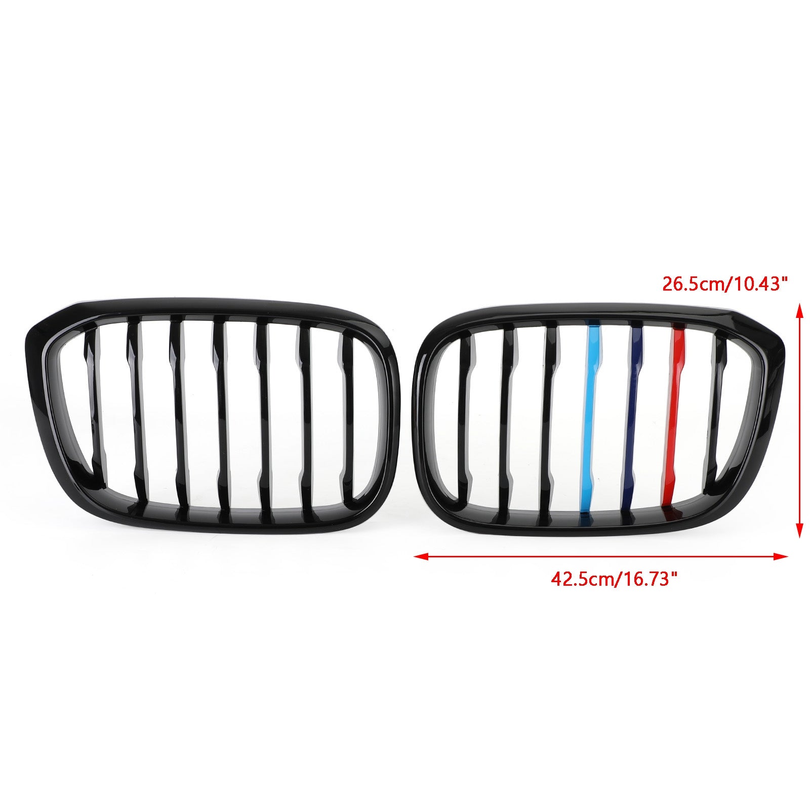 2018-2021 BMW X3 G01 X4 G02 Pair Kidney Grill Grille 51138469959 51138469960 51138091725 51138091726 générique