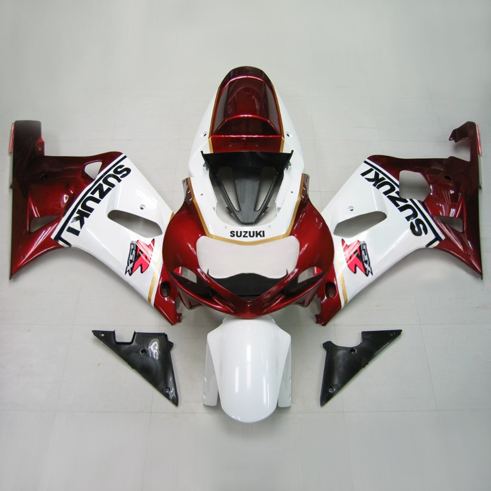 2001-2003 Suzuki GSXR600 K1 injektionsmässa kit Kroppsarbete Plastic ABS #110 AMOTOPART