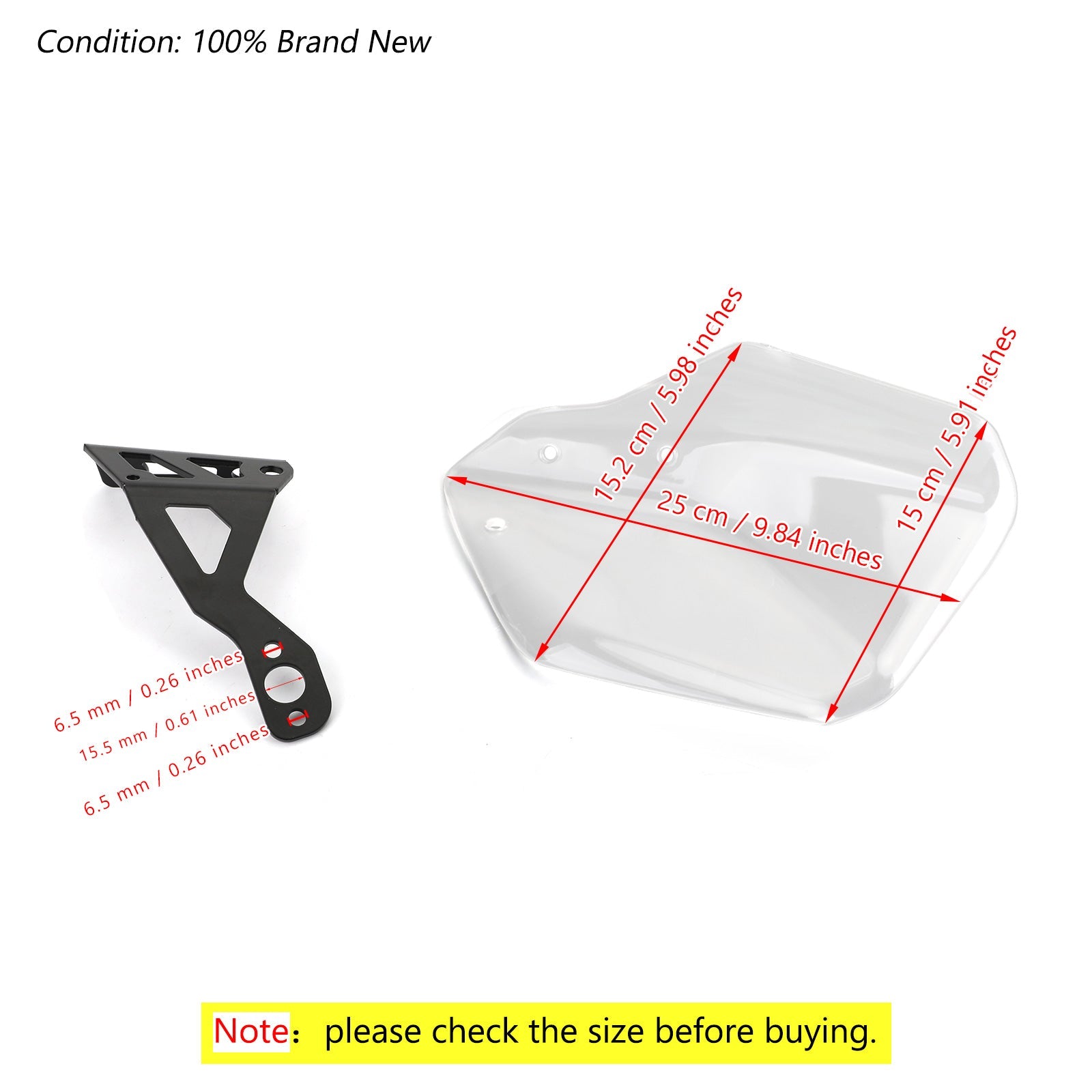 Handguard-styret Handskalskydd för BMW K1600GT K1600GTL 2011-2016 Generisk