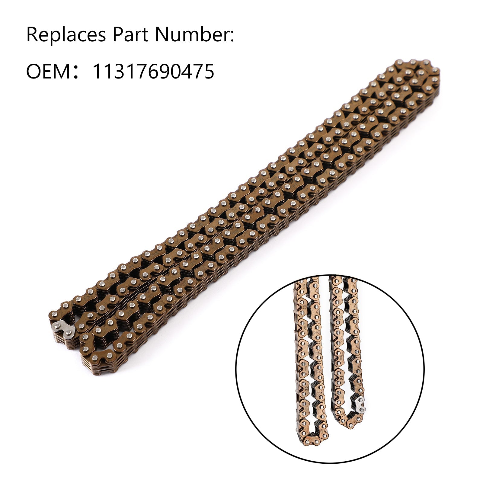 Cadeia de tempo para BMW 11317690475 F650GS F700GS F800GS F800GT F800R F800S ST