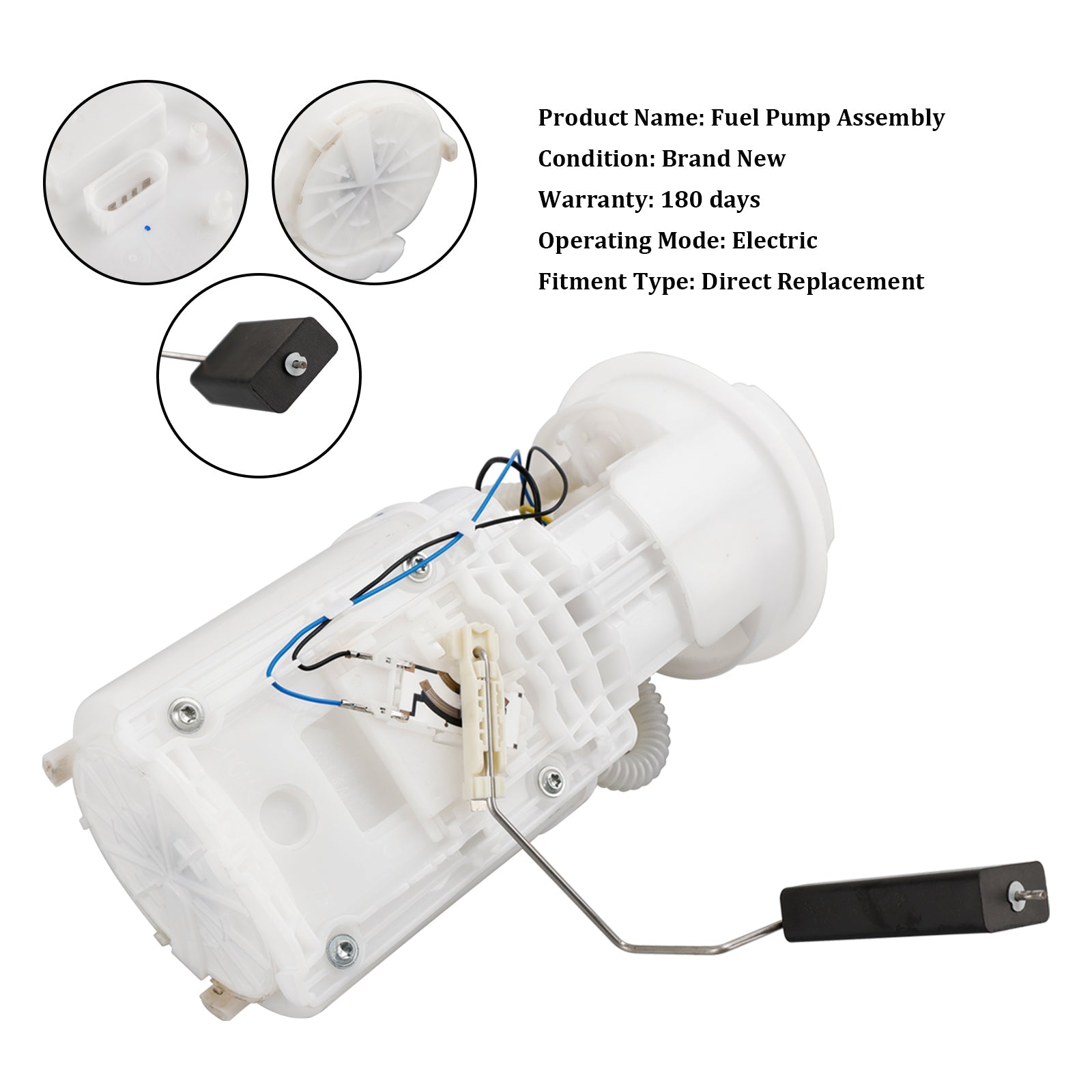 09/1996-05/2003 Audi A3 (8l1) 1.6L 1.8L Fuel Pump Module Assembly 1J0919051B