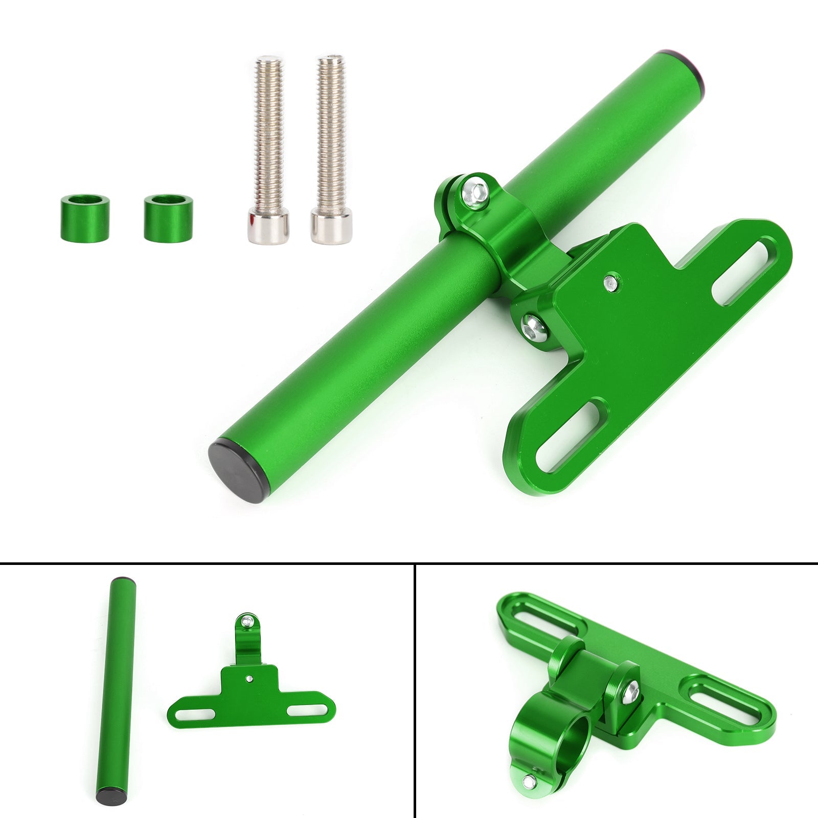 Soporte De Navegación Para Teléfono Soporte De Extensión Gps 22 Mm Para Motocicleta Moto Plata Genérico