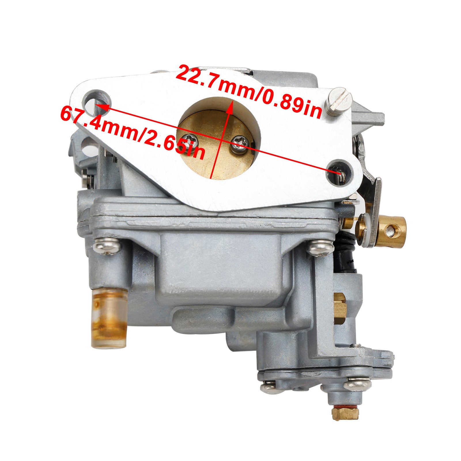 Förgasare kolhydrater för Yamaha 4 -slag F15 Electric Start Boat Engine