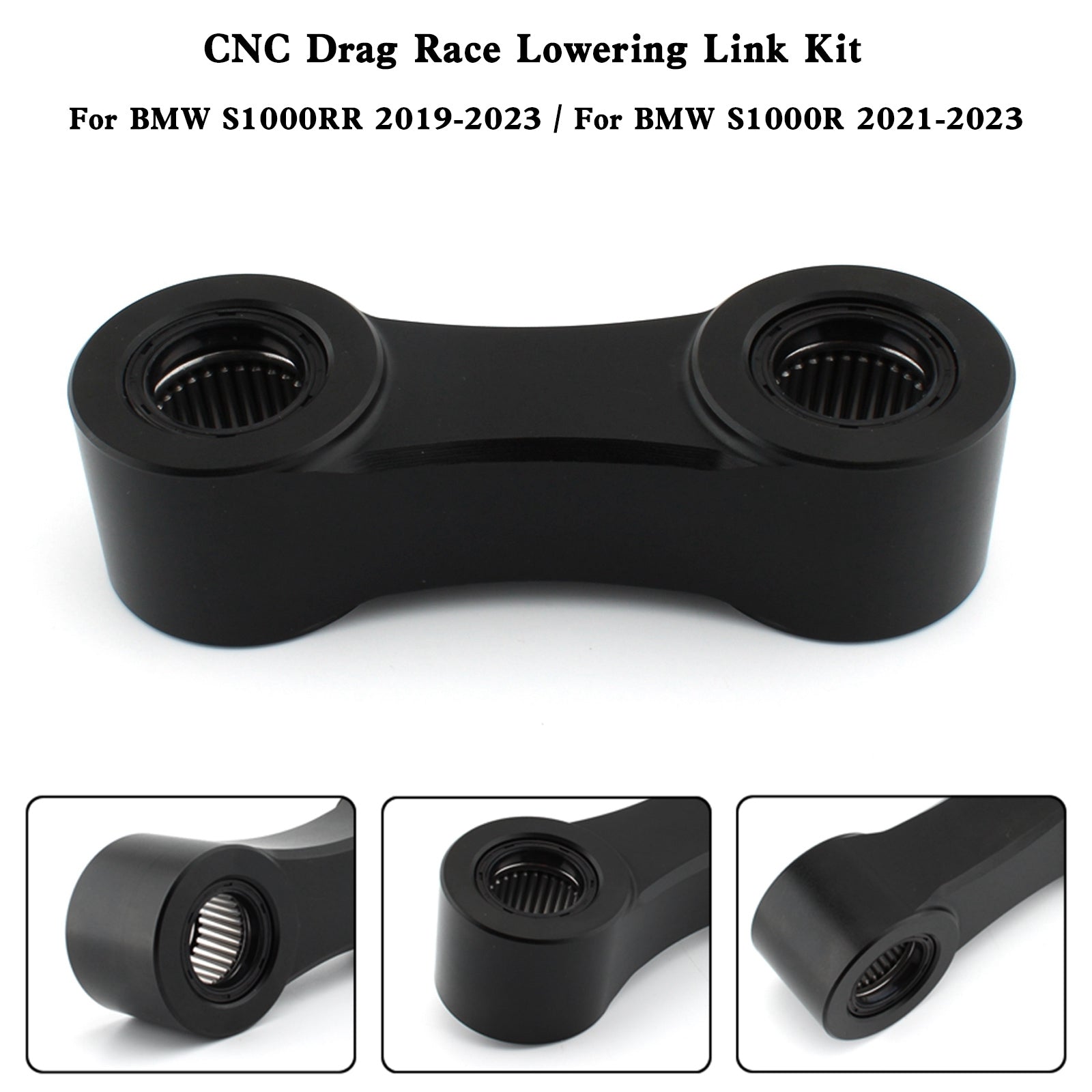 Kit de maillons d'abaissement de course de traînée en aluminium CNC, pour BMW S1000RR S1000R 2019 – 2023