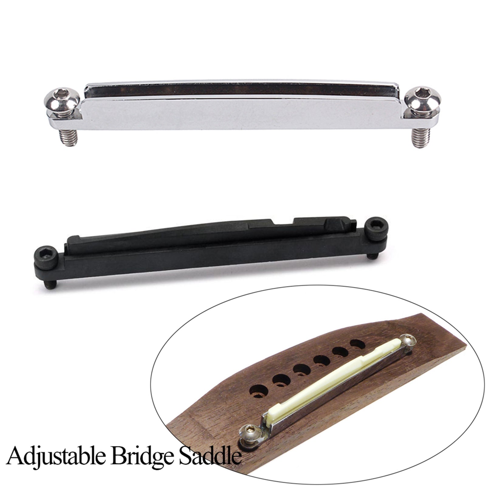 Verstelbare brugzadelgereedschap moerset voor akoestische folkgitaaraccessoires Onderdeel