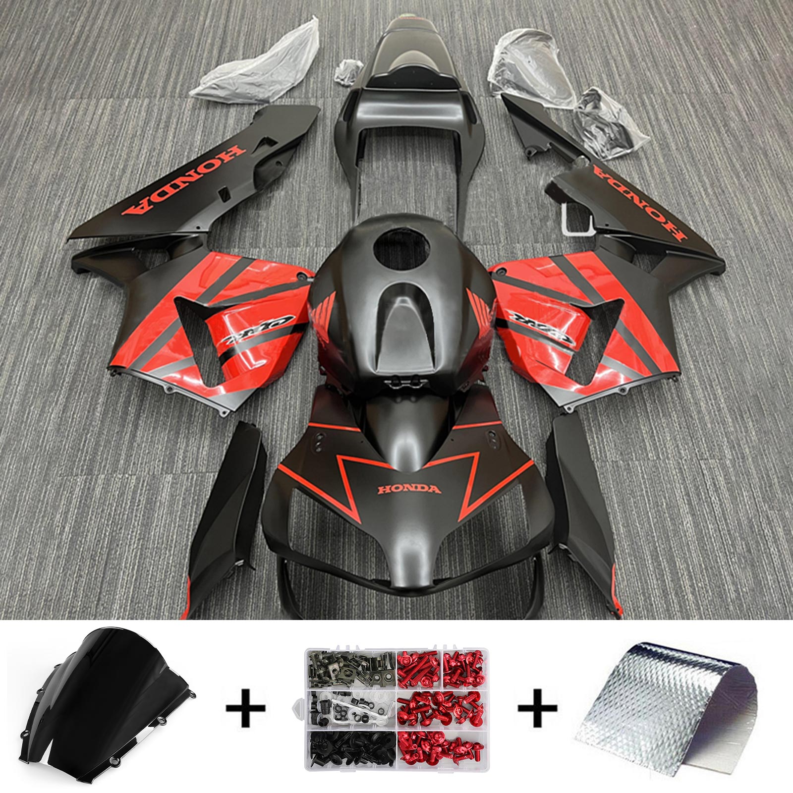 2003-2004 Honda CBR600RR F5 Kit de carenado Carrocería Plástico ABS