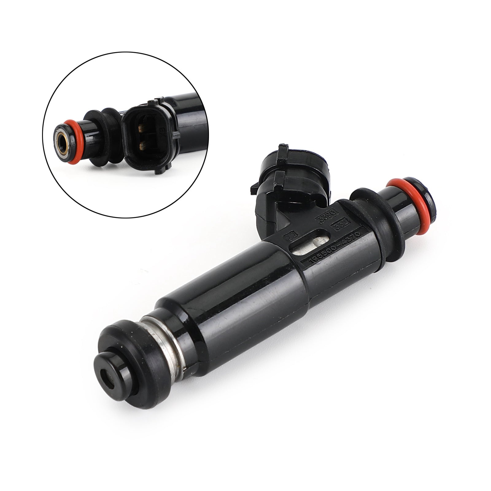 6pcs drivstoffinjektorer 195500-4370 Fit Mitsubishi Montero Pajero 3.8L V6 2003-2006
