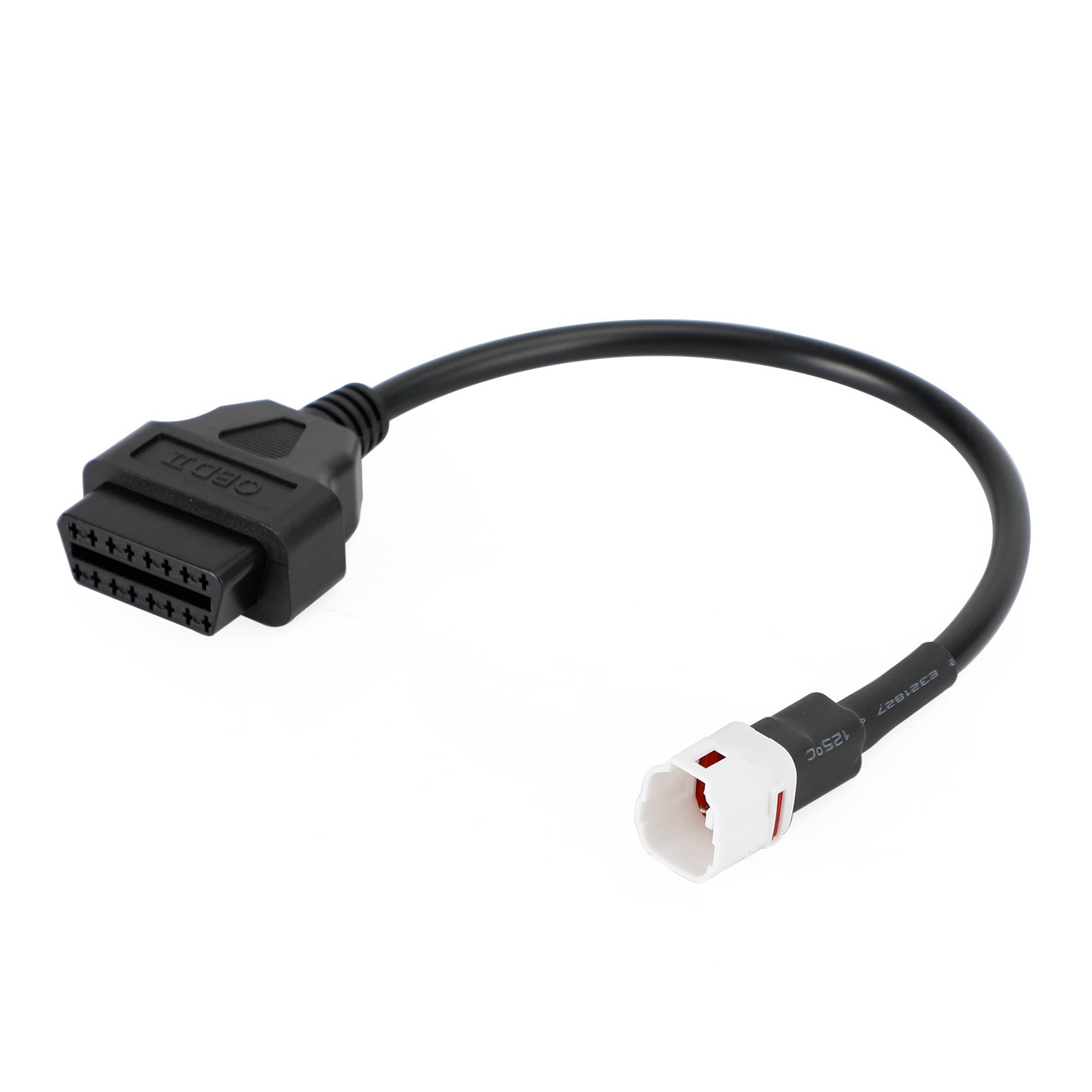 4 stift till OBD2 -kabeldiagnostisk adapterkontakt för Yamaha R1 R6 MT09