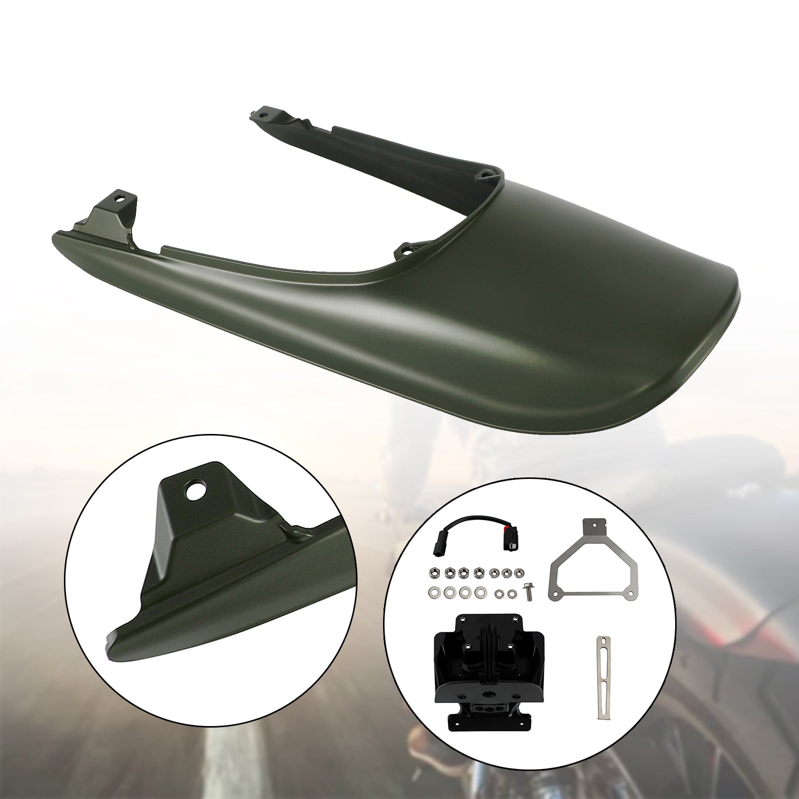 2018-2022 Kawasaki Z900RS Tail Cowl Fairing+Suplens