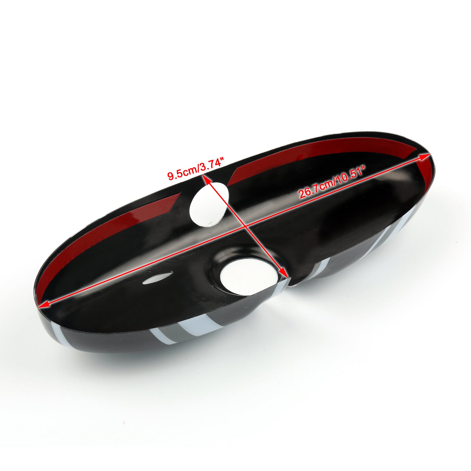 Black Union Jack UK Vlag Achteruitkijkspiegel Cover Voor MINI Cooper R55 R56 R57 NIEUW