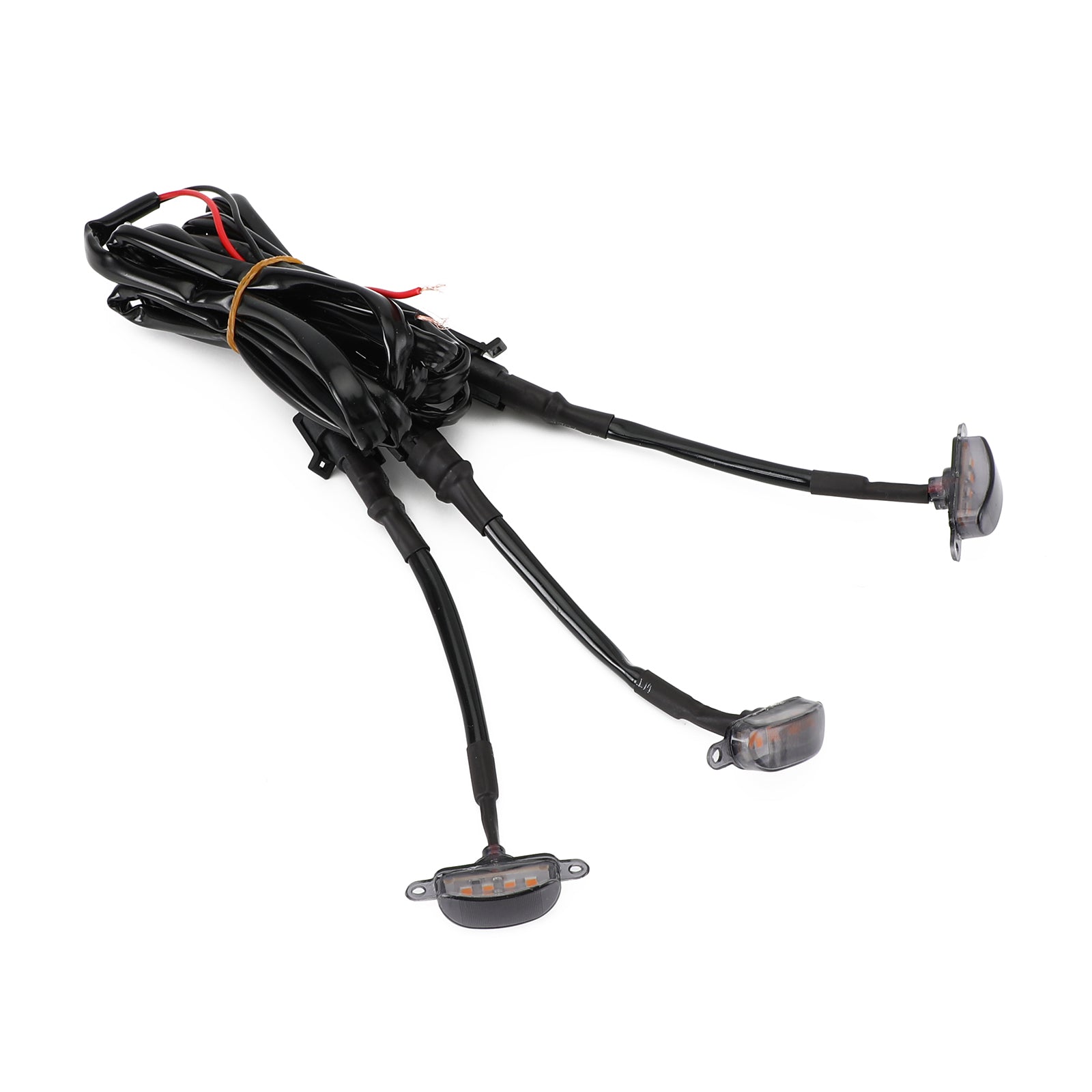 3 stuks gerookte lens amber LED-lamp Raptor grille looplicht geschikt voor Ford F-150 Generiek