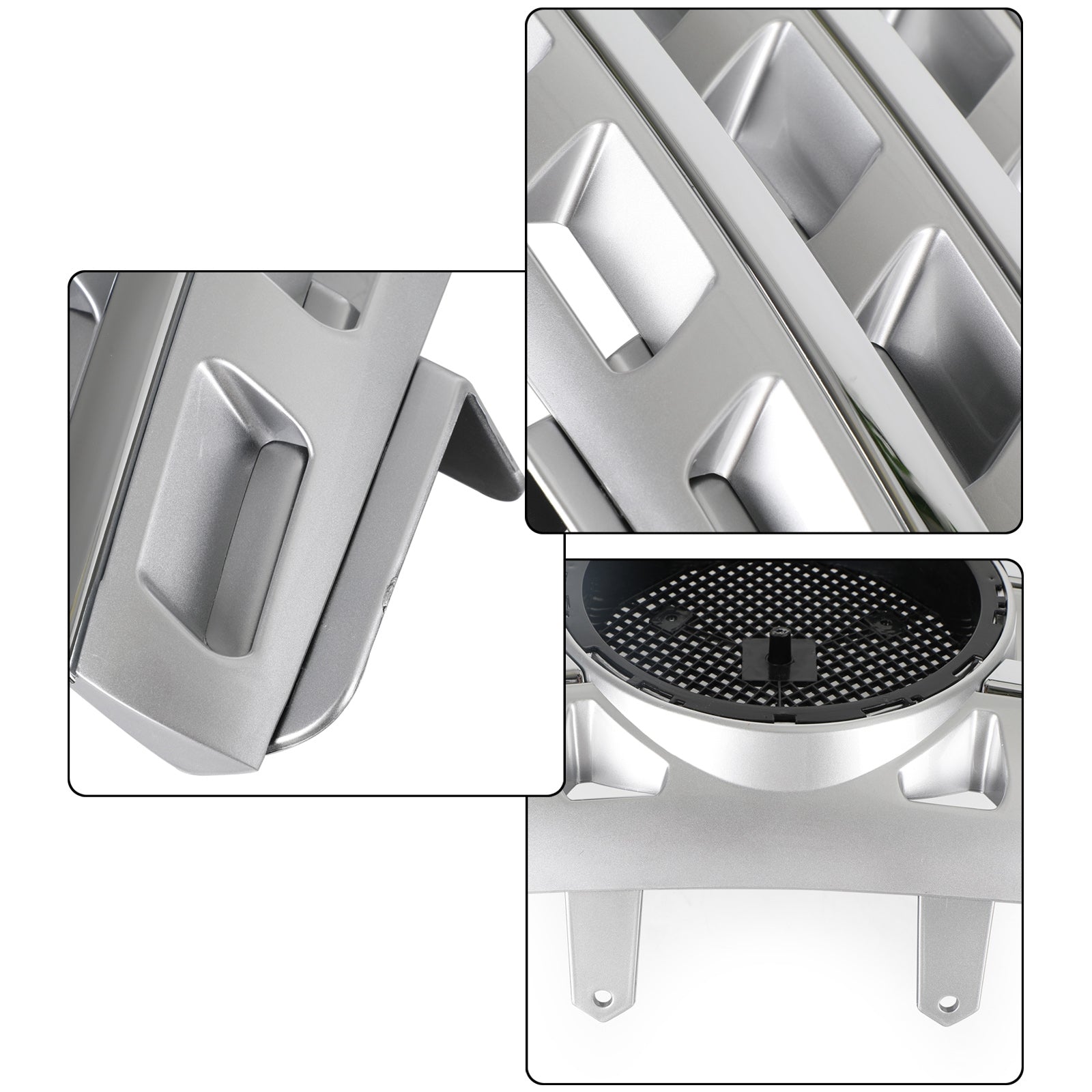 2005-2008 Benz ML-klasse W164 AMG Style Front Grille Grille Chroom Zilver Generiek