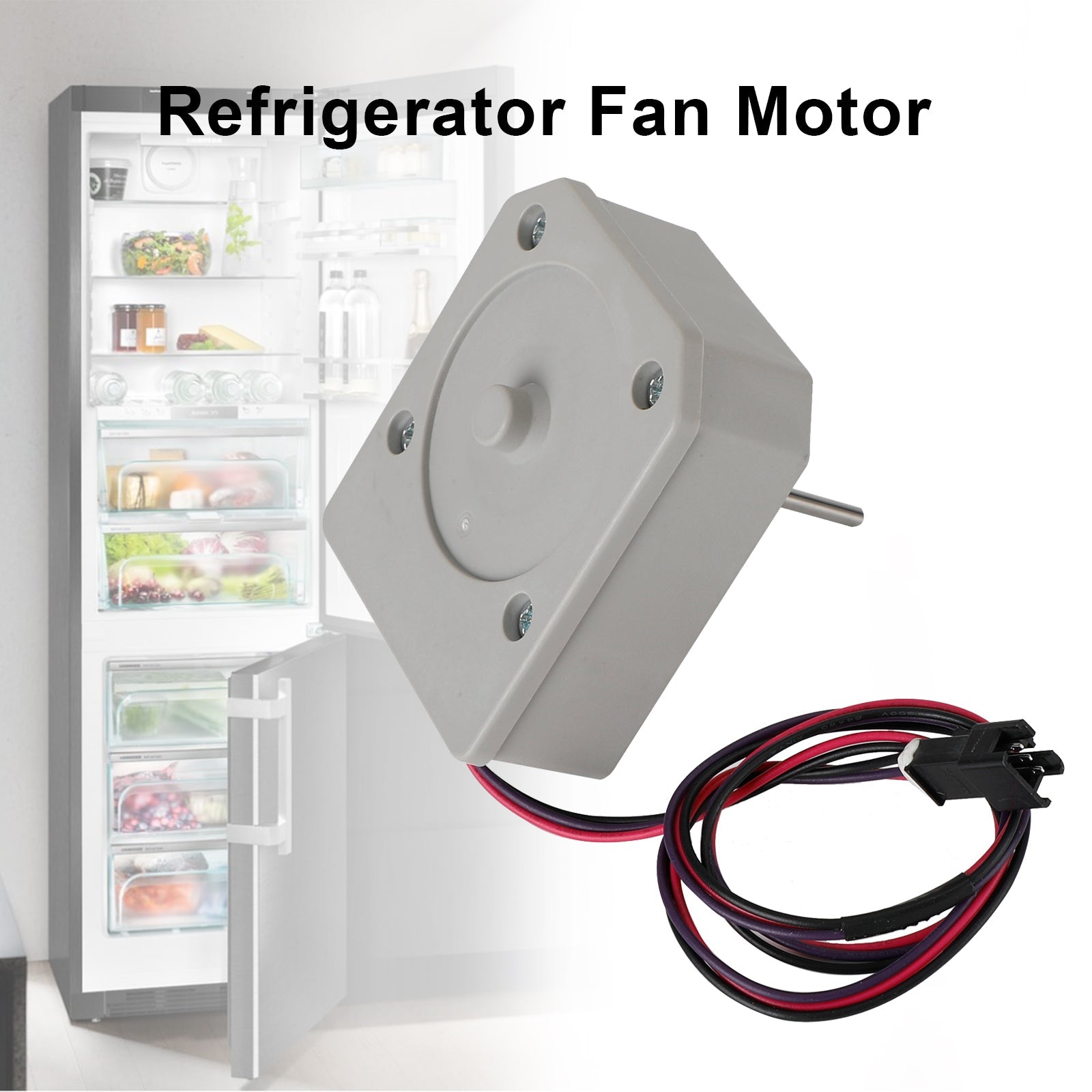 Motor do ventilador de geladeira 2W DC12V 2W para Meiling Double Door Refrigerator ZWF-10-2