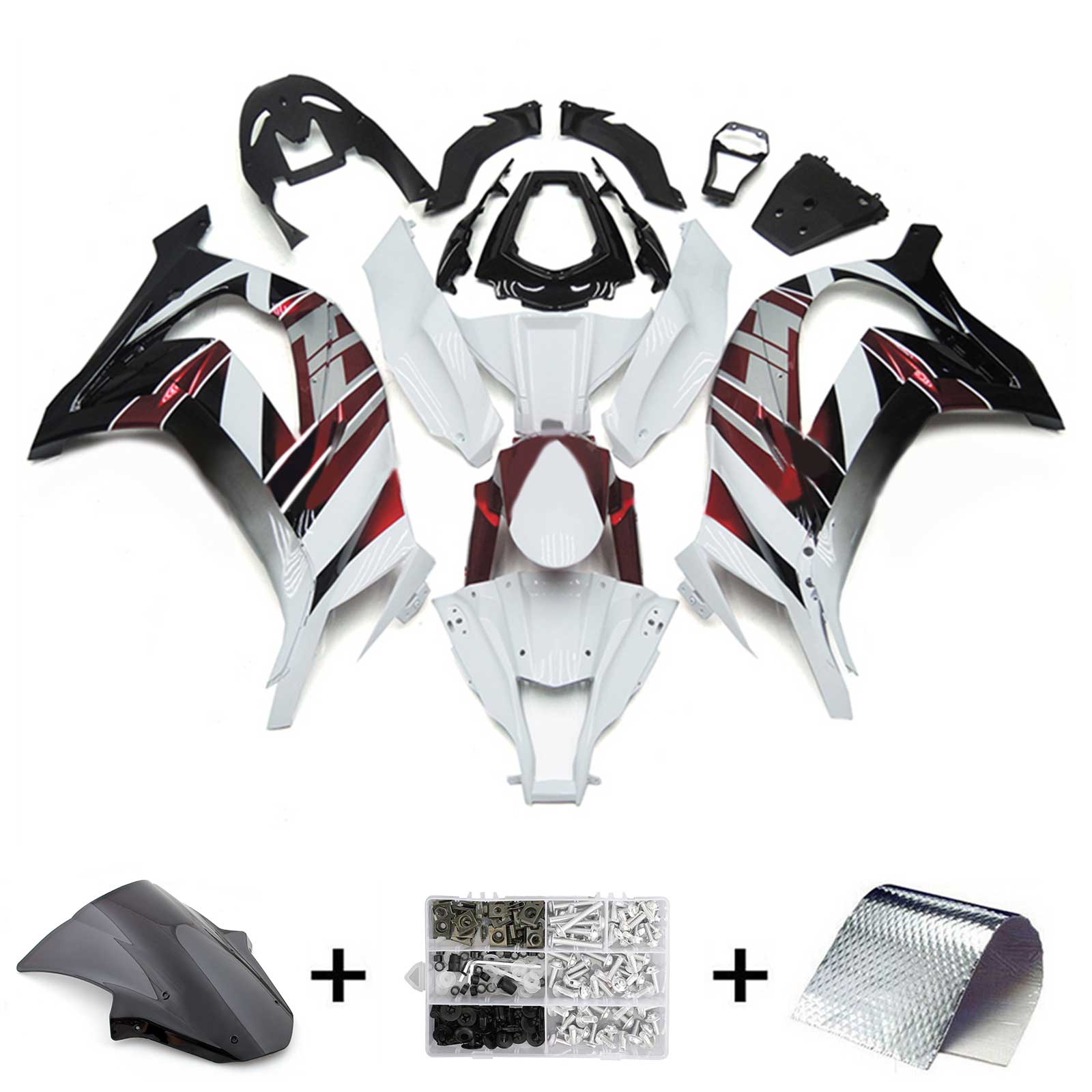 2011-2015 Kawasaki ZX10R Fairing Kit Bodywork Plastic ABS