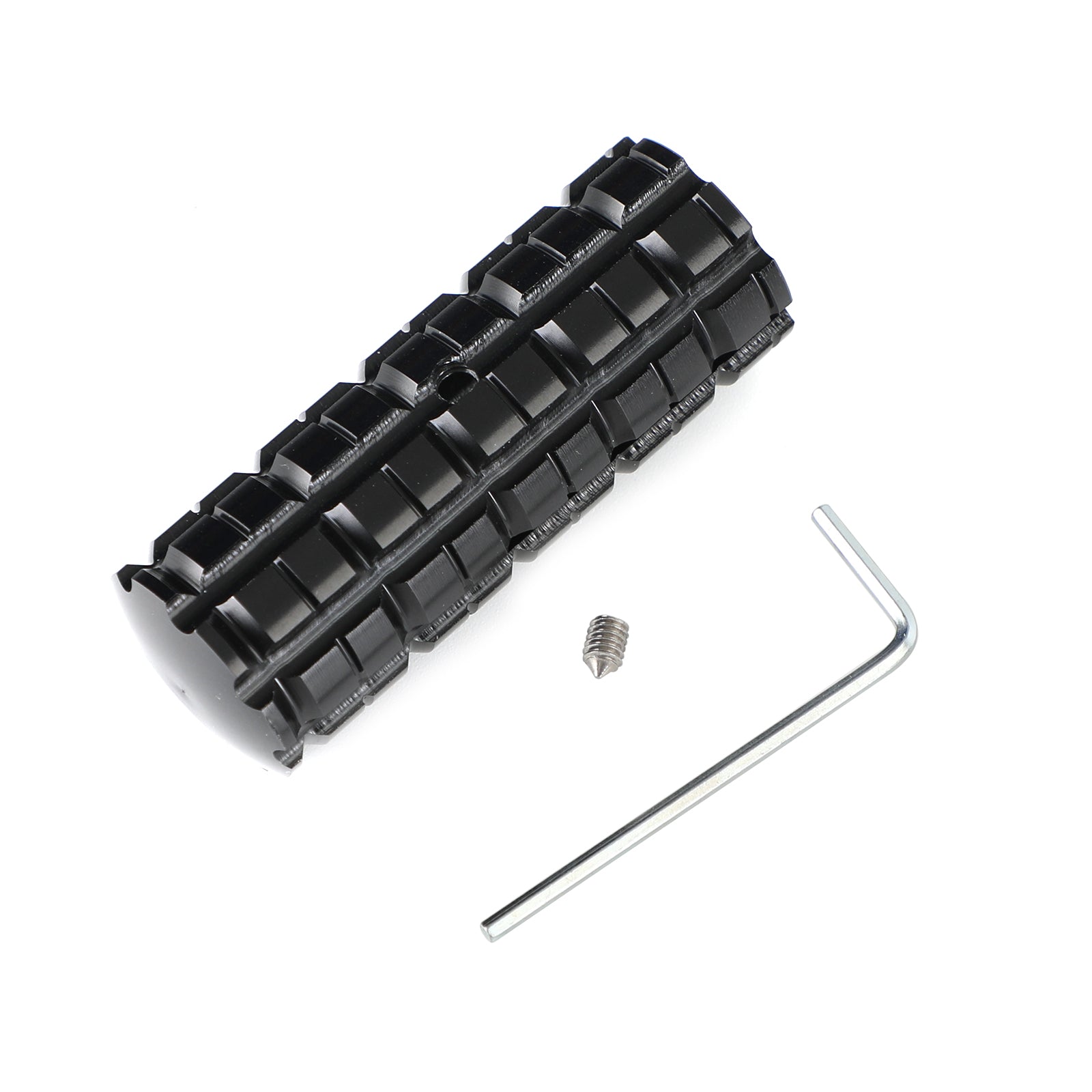 Extensor de clavija de extensión de pedal de freno de aluminio universal para la mayoría de motocicletas gris genérico